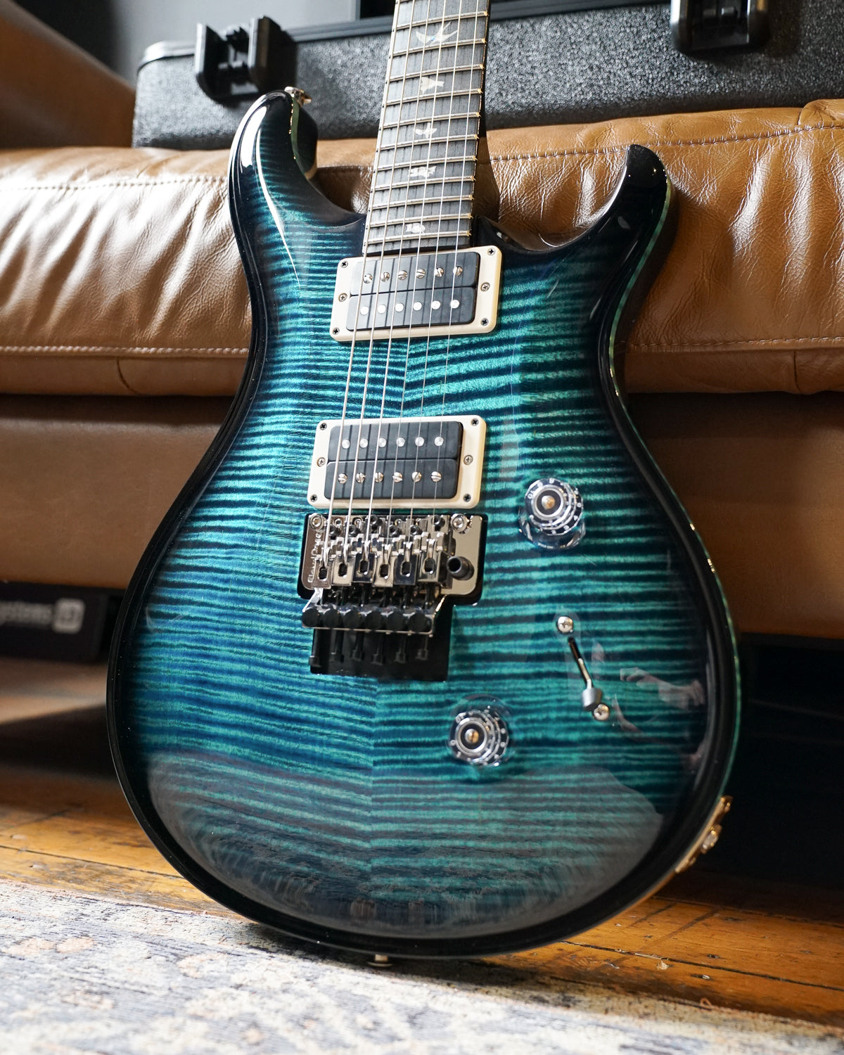 PRS Custom 24 Floyd, Cobalt Smokeburst [10 Top]