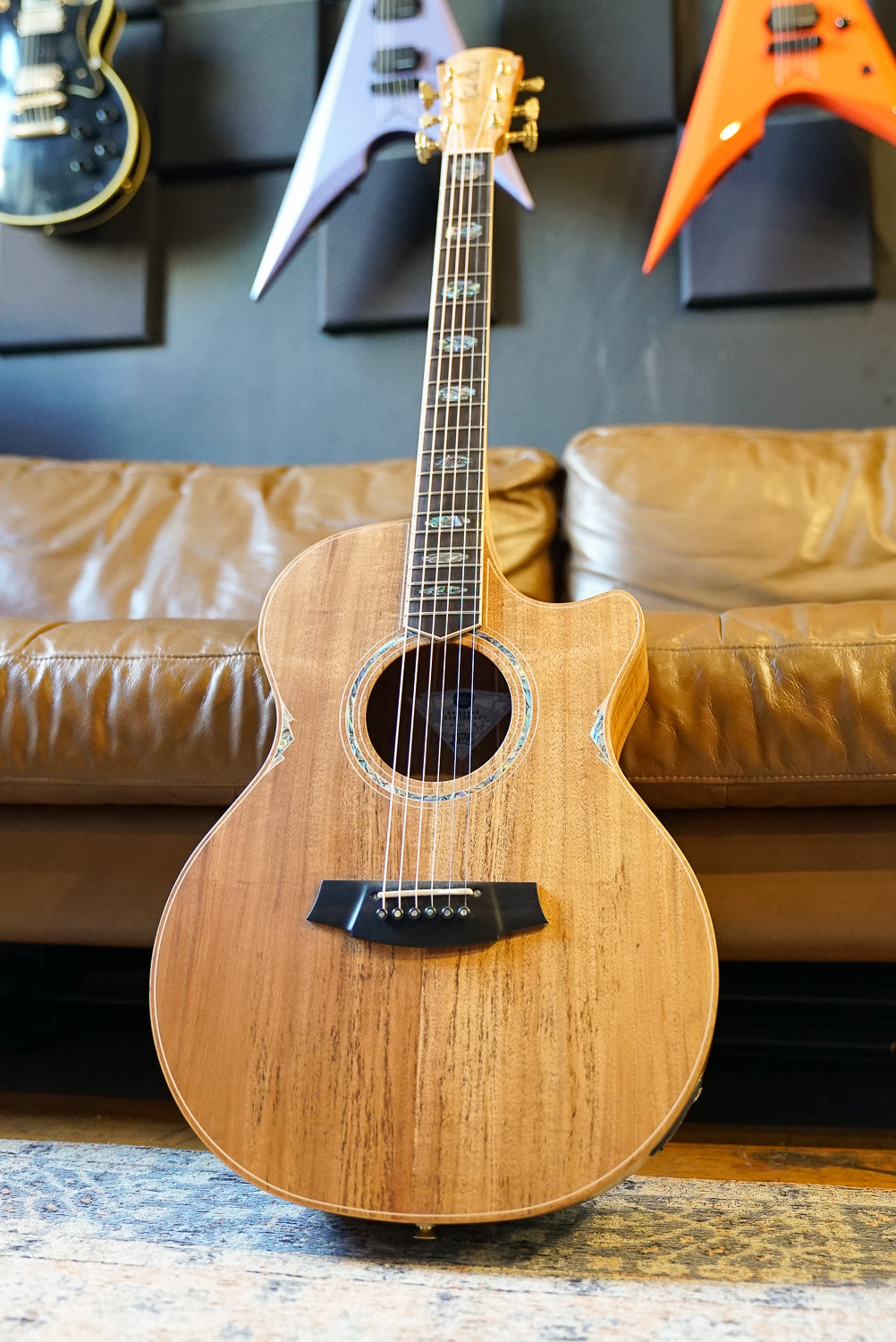 Cole Clark CCAN3EC-BLBL Acoustic Electric Guitar w/Case - Blackwood