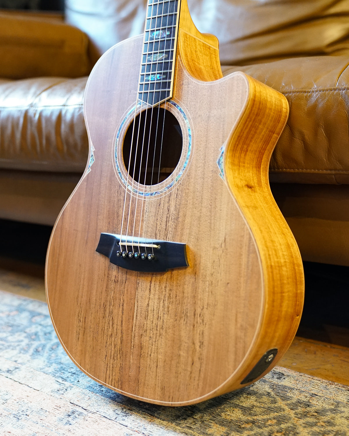 Cole Clark CCAN3EC-BLBL Acoustic Electric Guitar w/Case - Blackwood