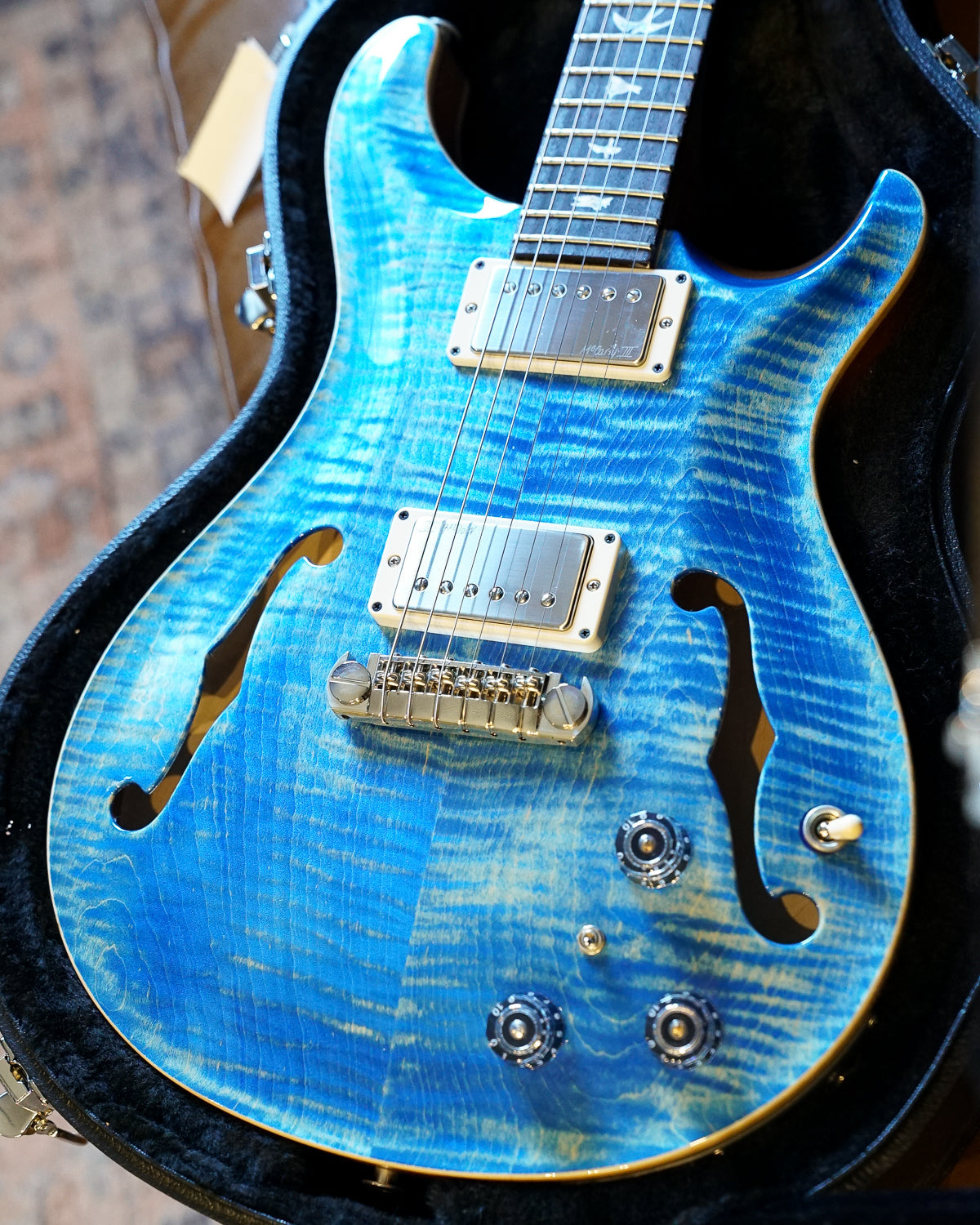 PRS Hollowbody II Piezo - Faded Blue Jean