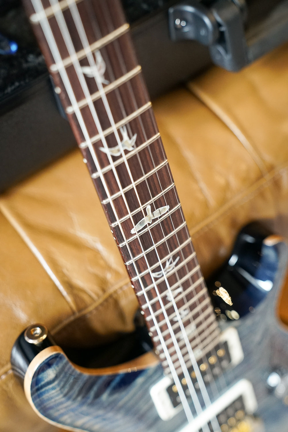 PRS Custom 24, 10 Top, Pattern Thin - Faded Whale Blue