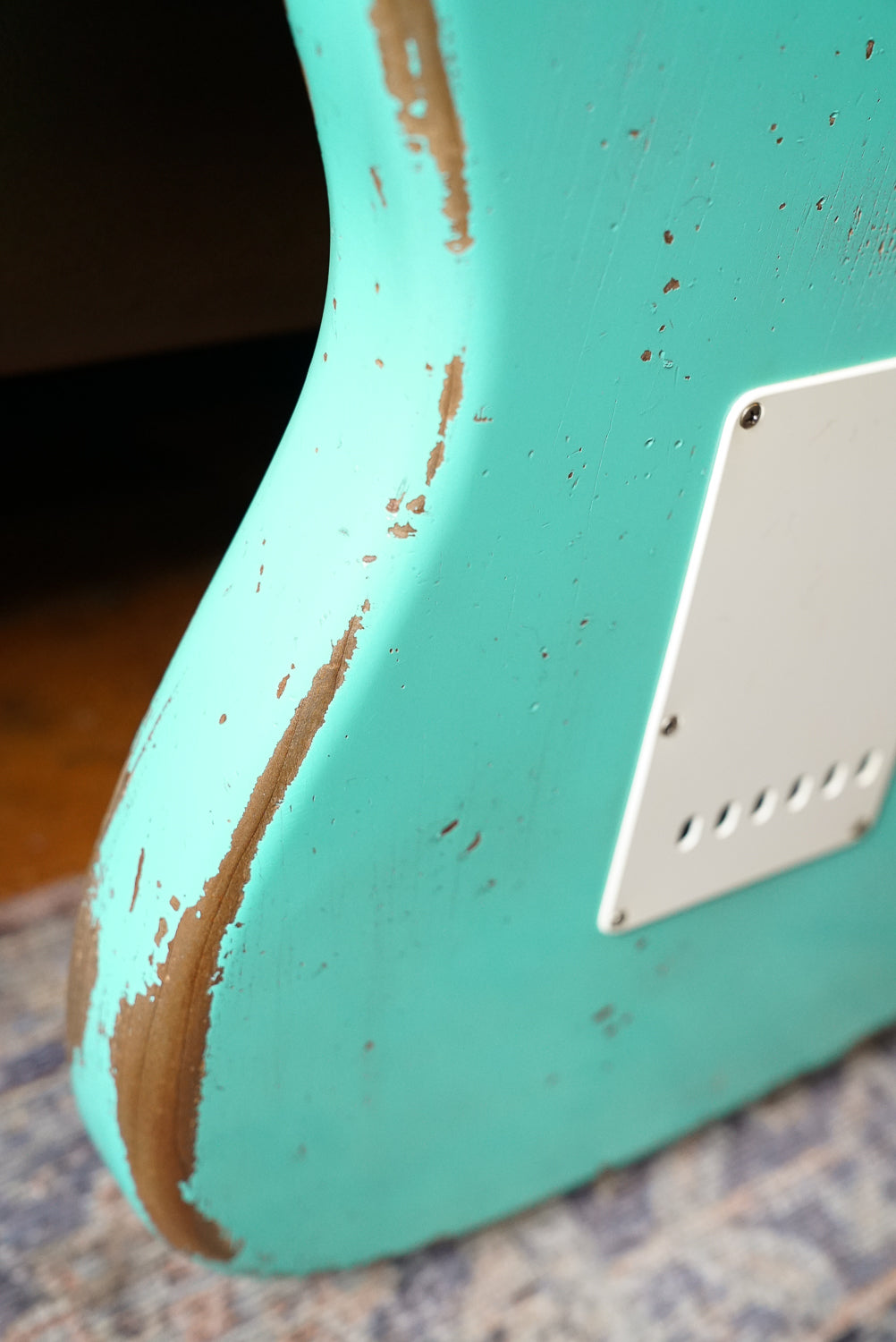 Pre-Owned Fender Custom Shop '69 Stratocaster Relic, Sea Foam Green, Master Built by Greg Fessler
