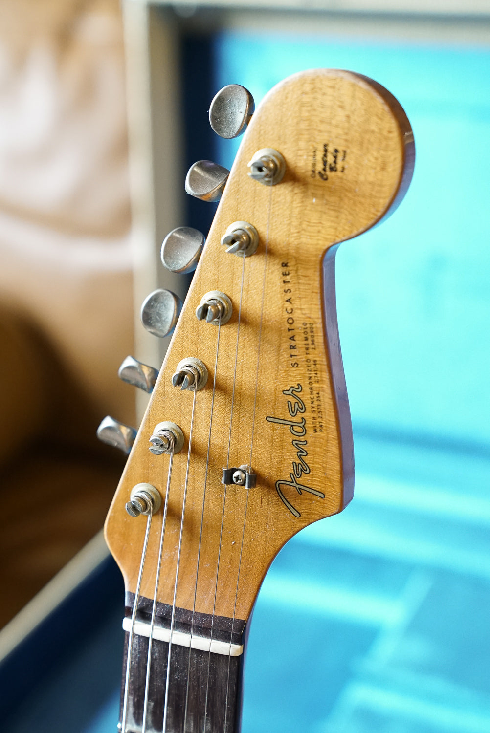 Fender Custom Shop '63 Stratocaster Roasted Paulownia, Trans Shell Pink Journeyman Relic