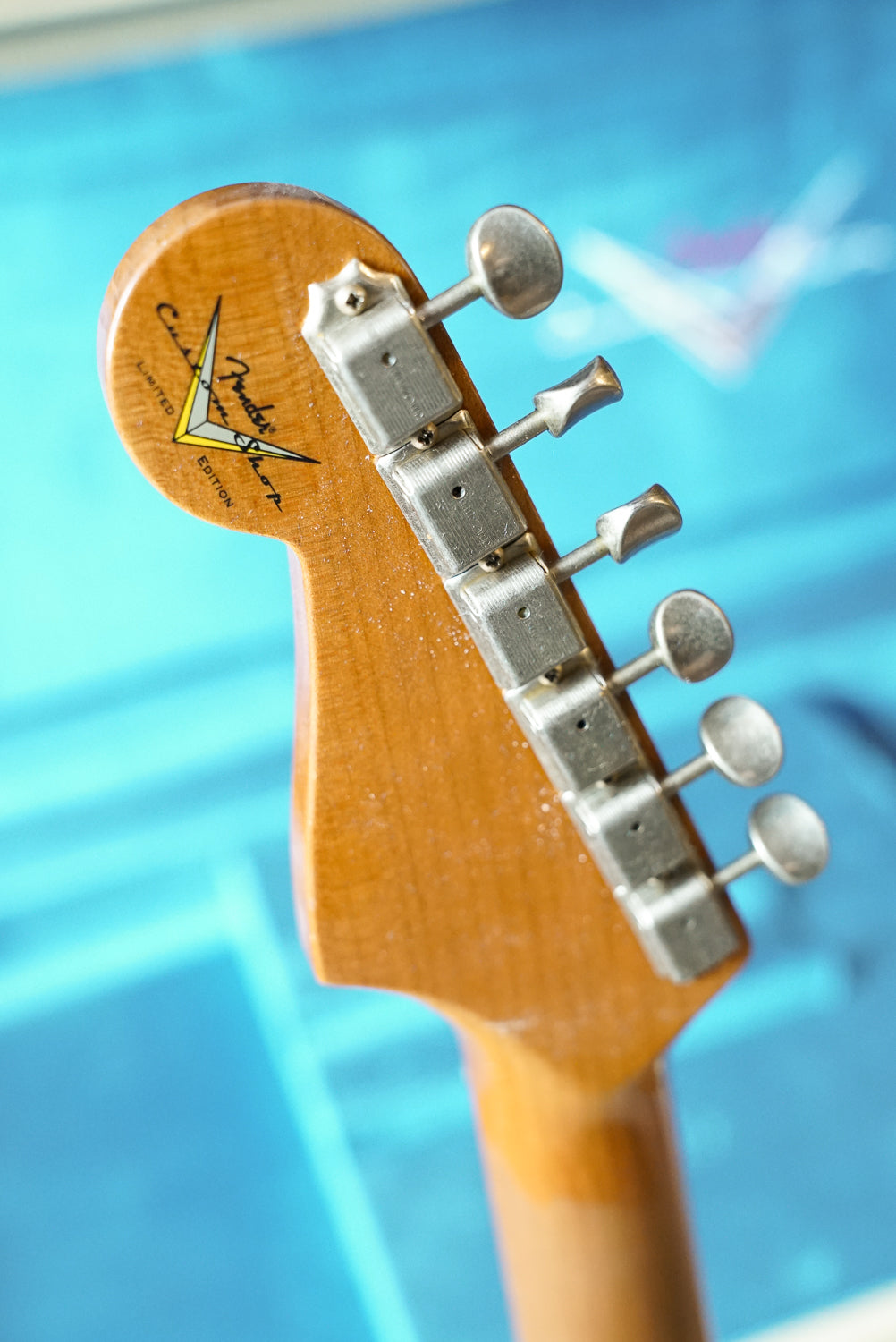 Fender Custom Shop '63 Stratocaster Roasted Paulownia, Trans Shell Pink Journeyman Relic