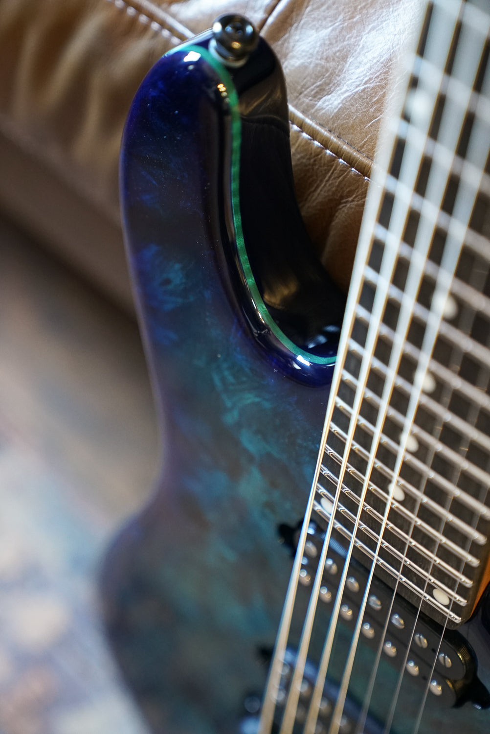 Music Man Jason Richardson Cutlass HT 7 String - Water Temple
