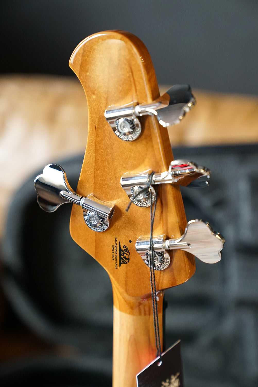 Music Man StingRay Special Bass Guitar - Candyman, Single Pickup, Chrome HW