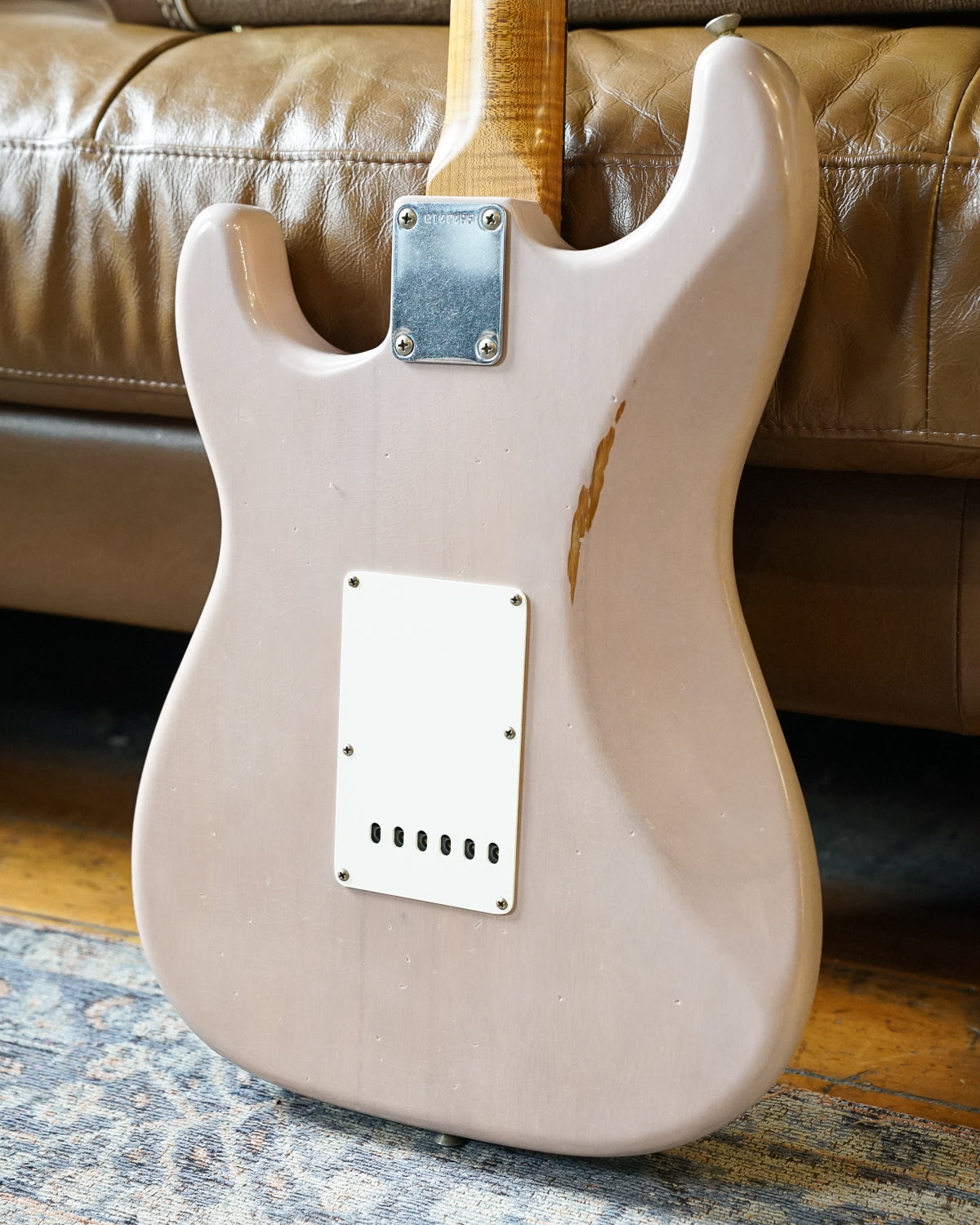 Fender Custom Shop '60 Paulownia Stratocaster, Roasted AAA Maple Neck, Trans Shell Pink - Master Built by Greg Fessler