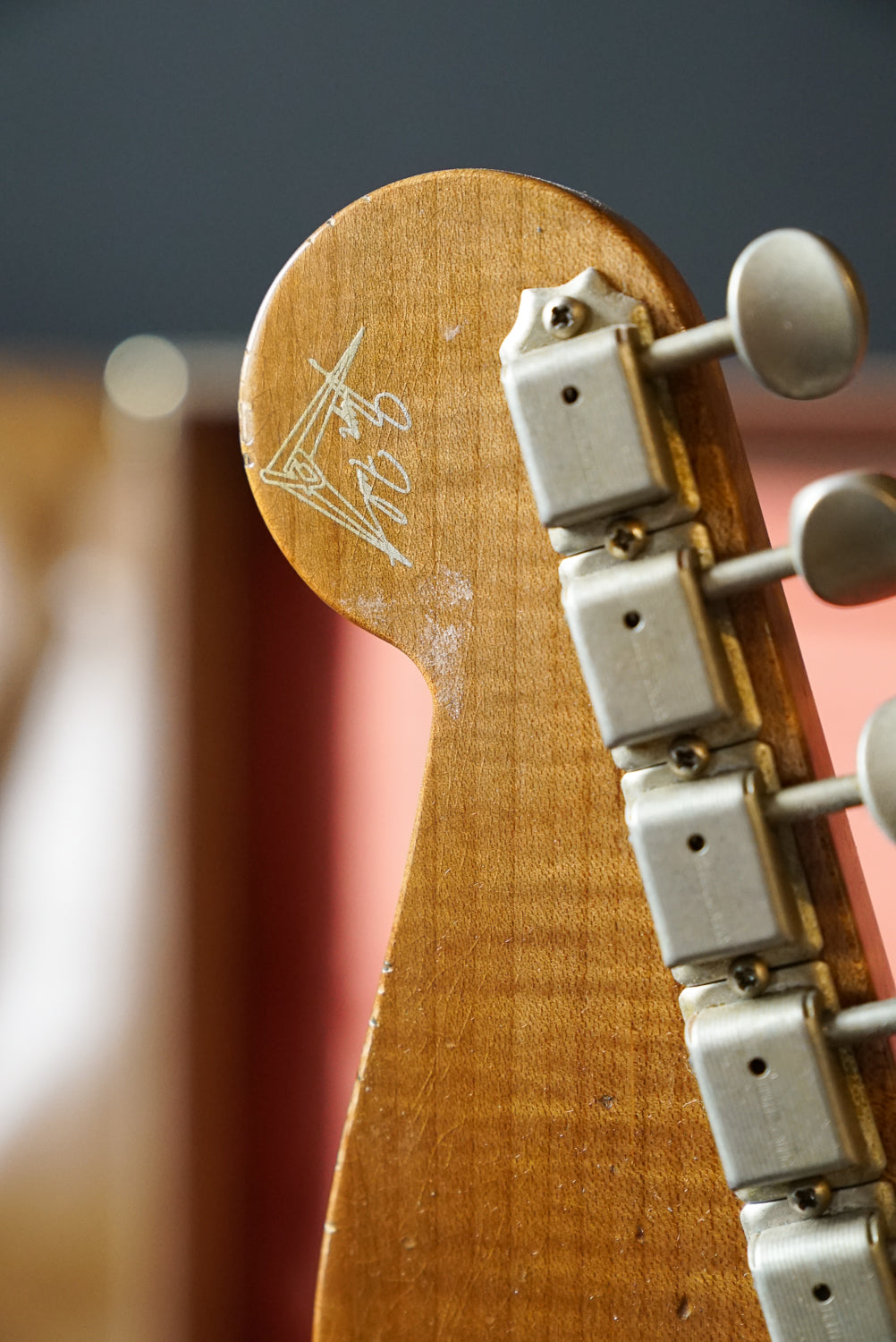 Fender Custom Shop '60 Paulownia Stratocaster, Roasted AAA Maple Neck, Trans Shell Pink - Master Built by Greg Fessler