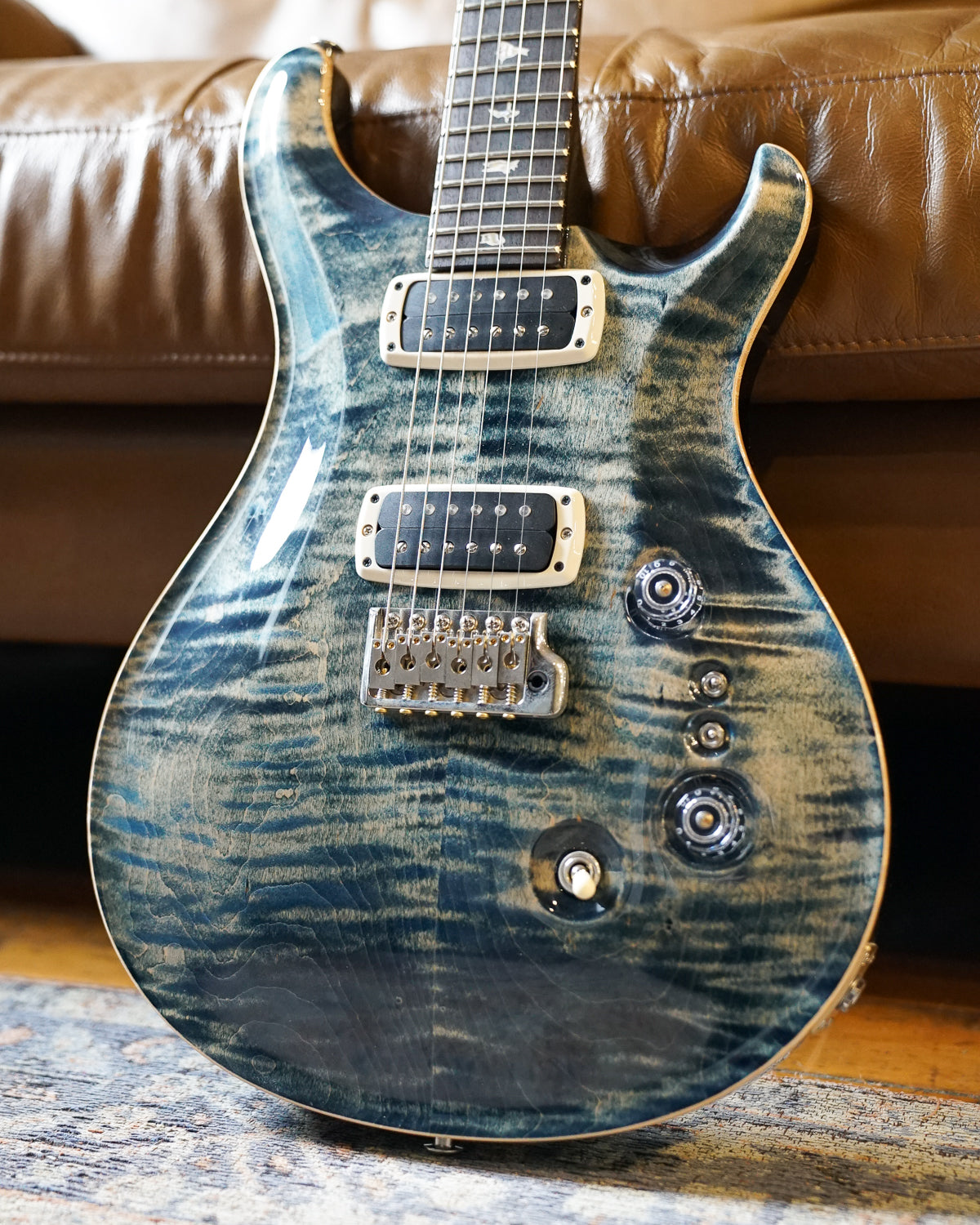 PRS Custom 24-08, Pattern Thin - Faded Whale Blue