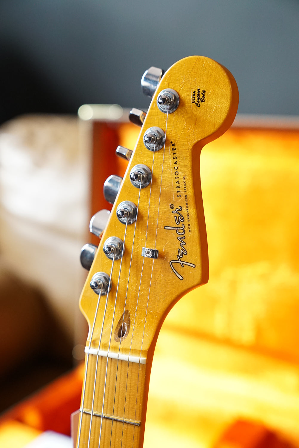 Fender Limited Edition American Ultra Luxe Vintage '60s Stratocaster, Sea Foam Green / Maple Neck