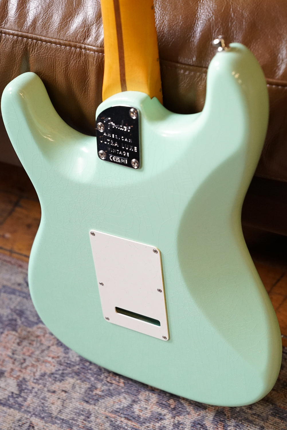 Fender Limited Edition American Ultra Luxe Vintage '60s Stratocaster, Sea Foam Green / Maple Neck