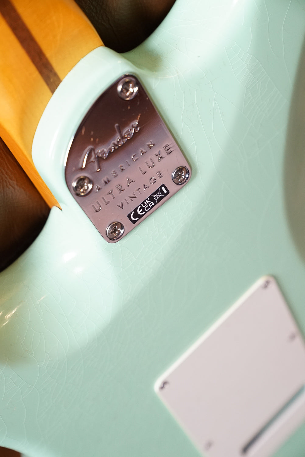 Fender Limited Edition American Ultra Luxe Vintage '60s Stratocaster, Sea Foam Green / Maple Neck