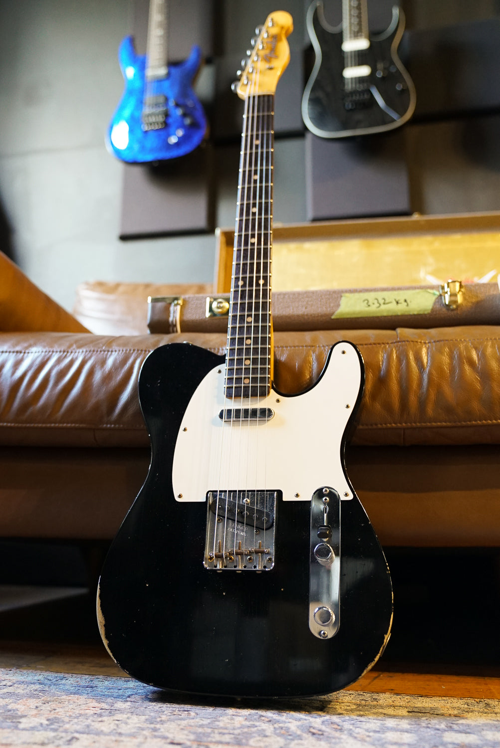 Pre-Owned Fender Custom Shop 1960 Telecaster Relic Aged Black "2023