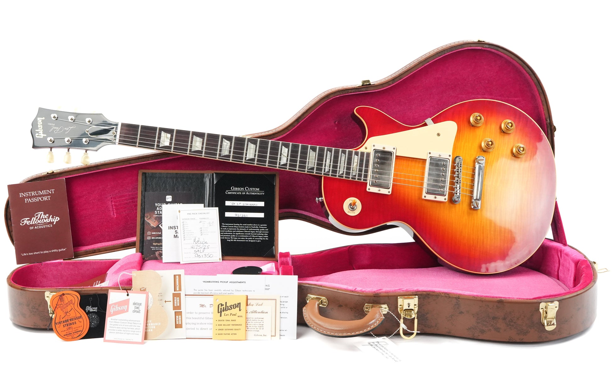 Gibson 1959 Les Paul Standard Reissue VOS Washed Cherry Sunburst