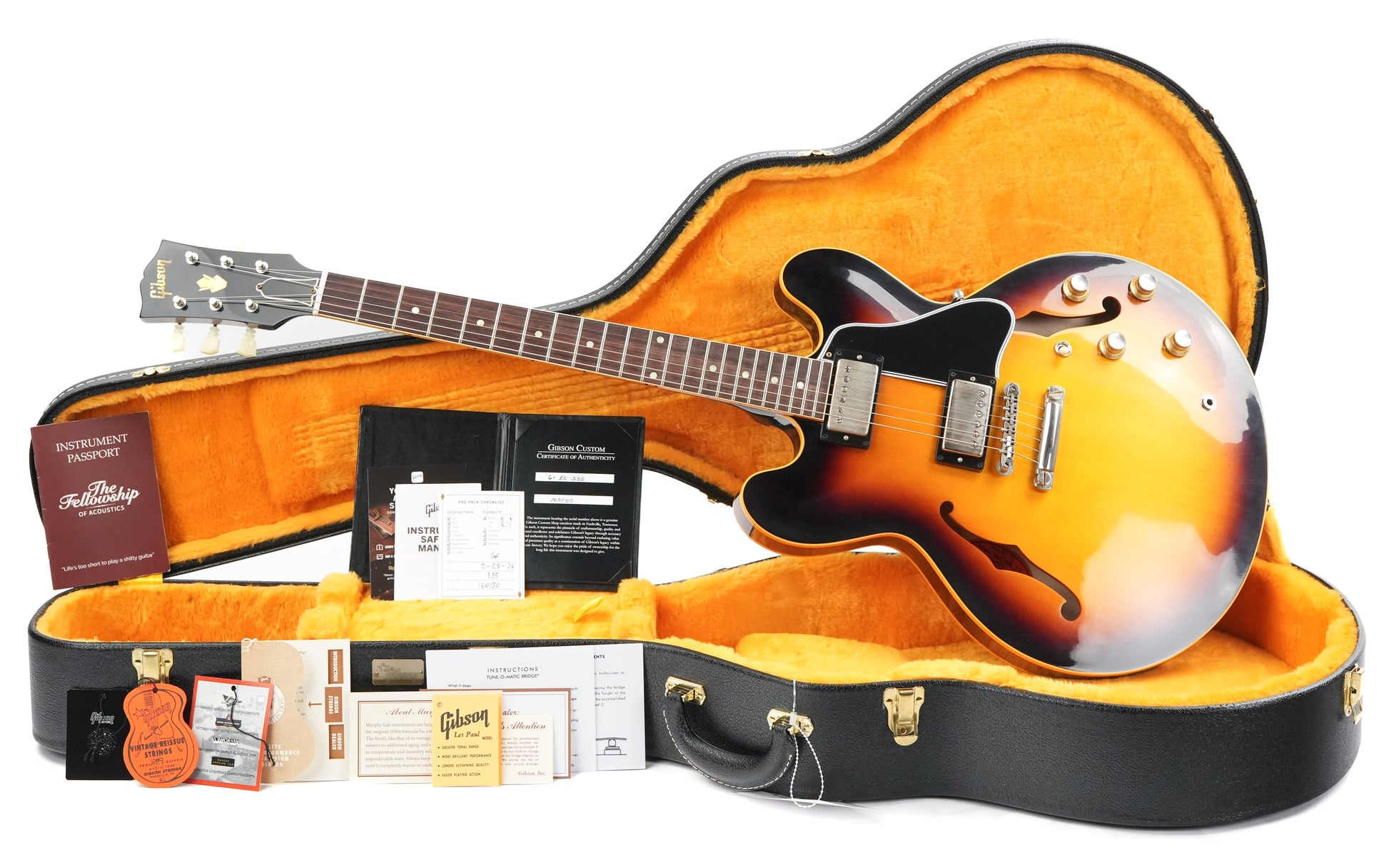 Gibson 1961 ES335 Reissue VOS Vintage Burst
