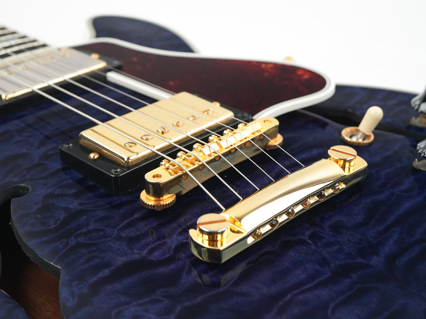 Gibson Custom Shop CS356 Quilt Trans Blue 2014