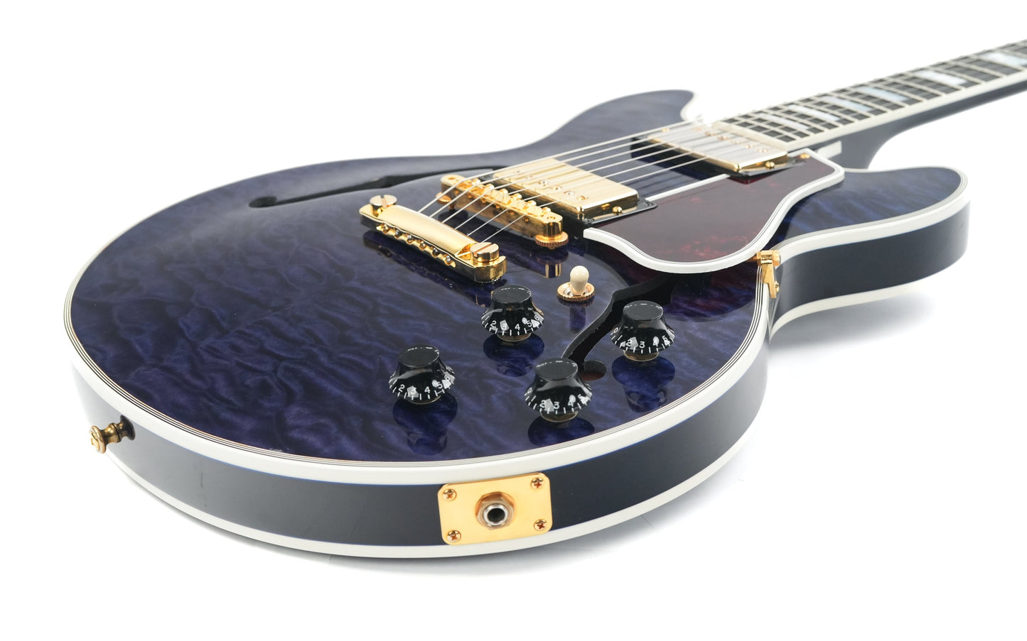 Gibson Custom Shop CS356 Quilt Trans Blue 2014