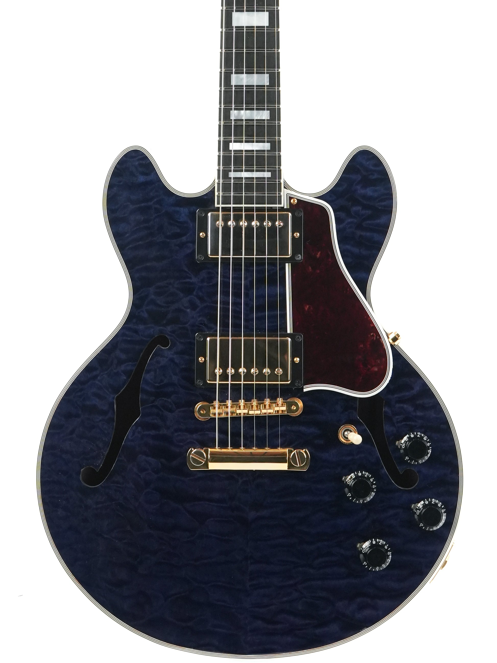 Gibson Custom Shop CS356 Quilt Trans Blue 2014