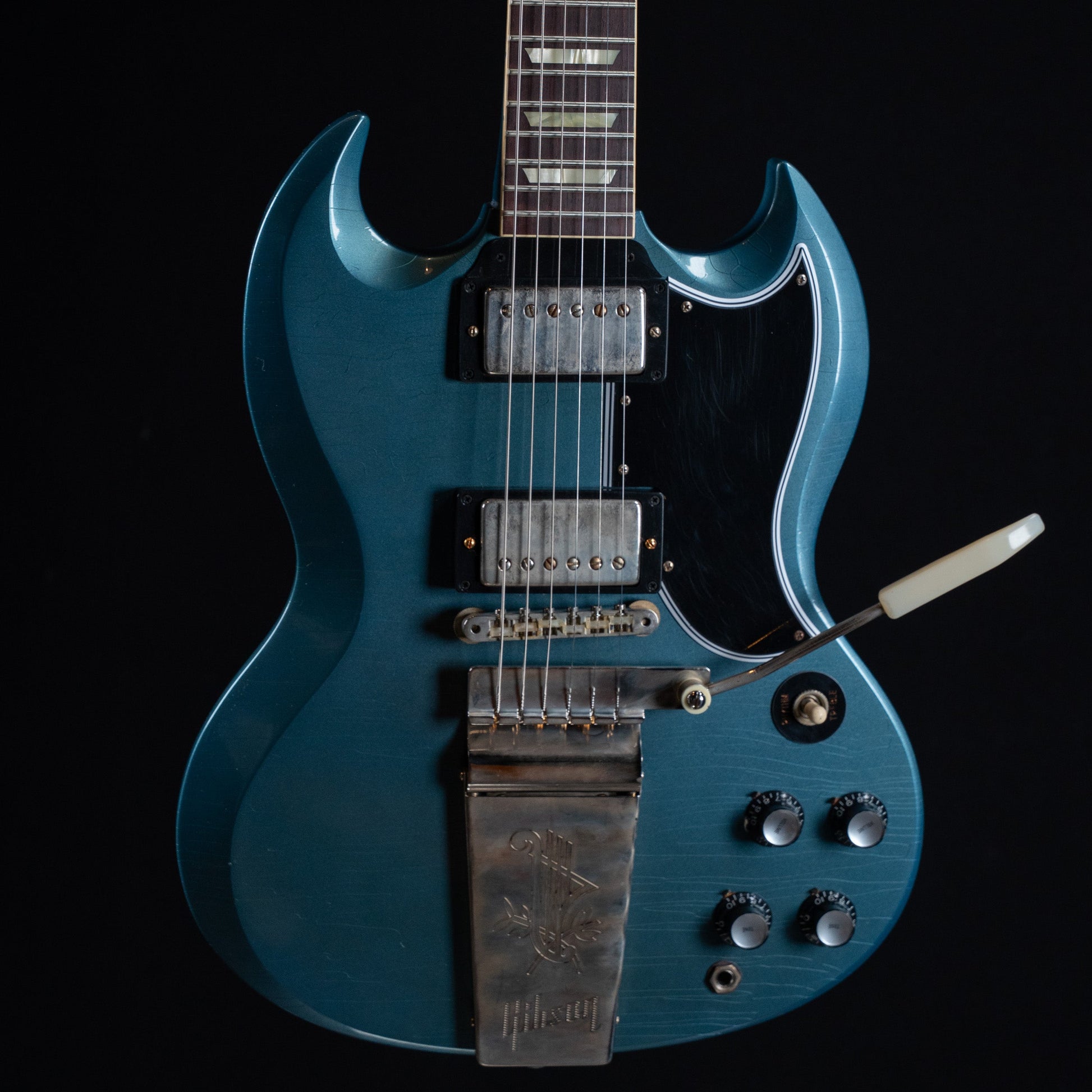 Gibson Murphy Lab 1964 SG Standard w/ Maestro Vibrola Ultra Light Aged - Pelham Blue