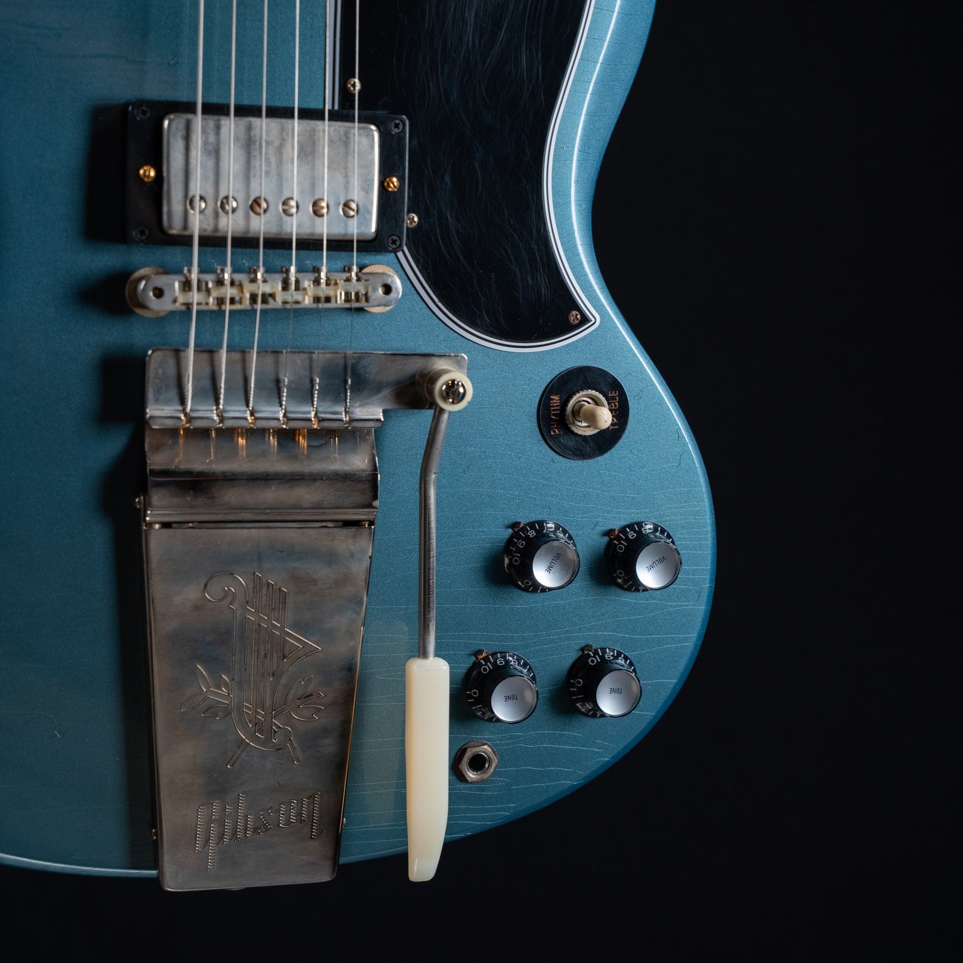 Gibson Murphy Lab 1964 SG Standard w/ Maestro Vibrola Ultra Light Aged - Pelham Blue