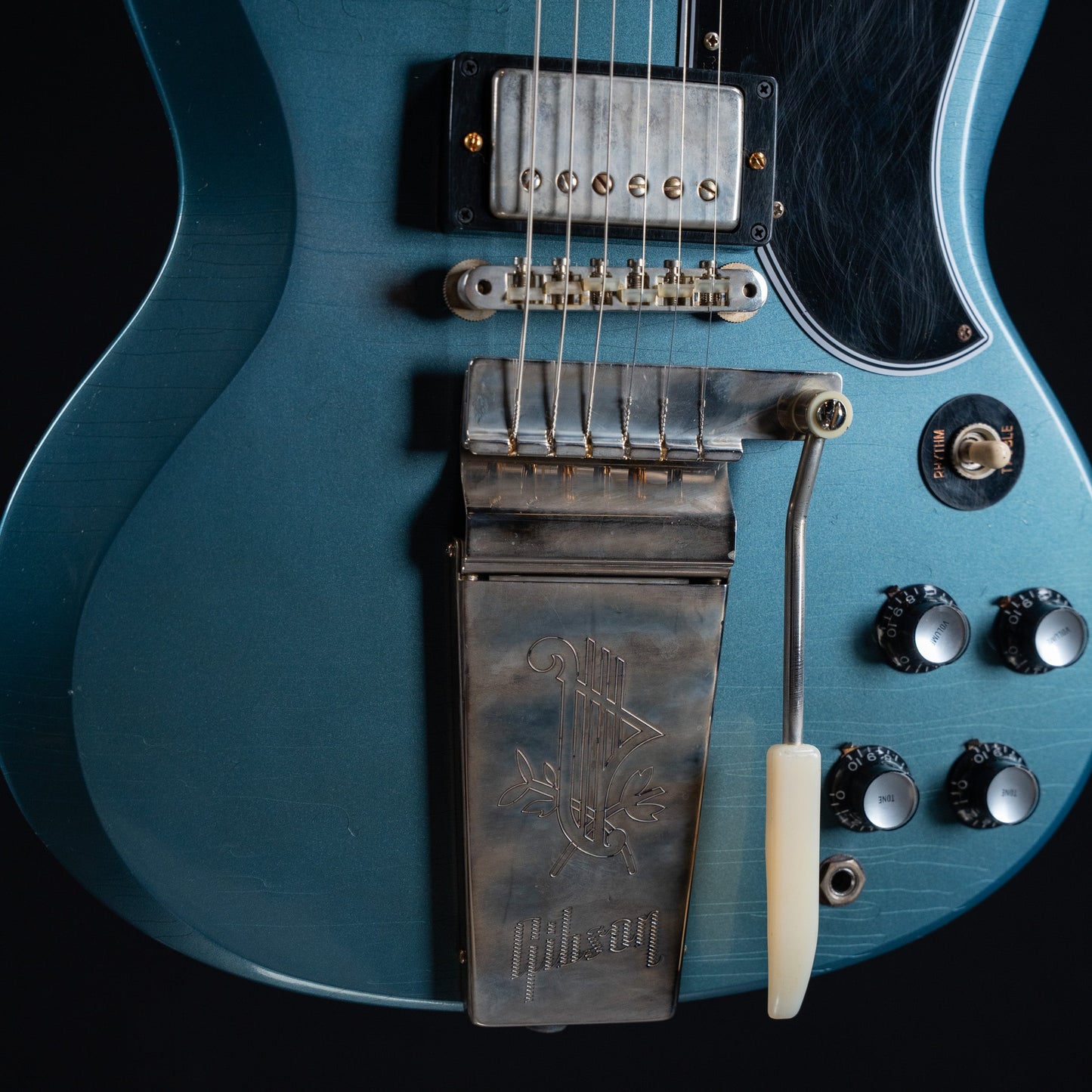 Gibson Murphy Lab 1964 SG Standard w/ Maestro Vibrola Ultra Light Aged - Pelham Blue