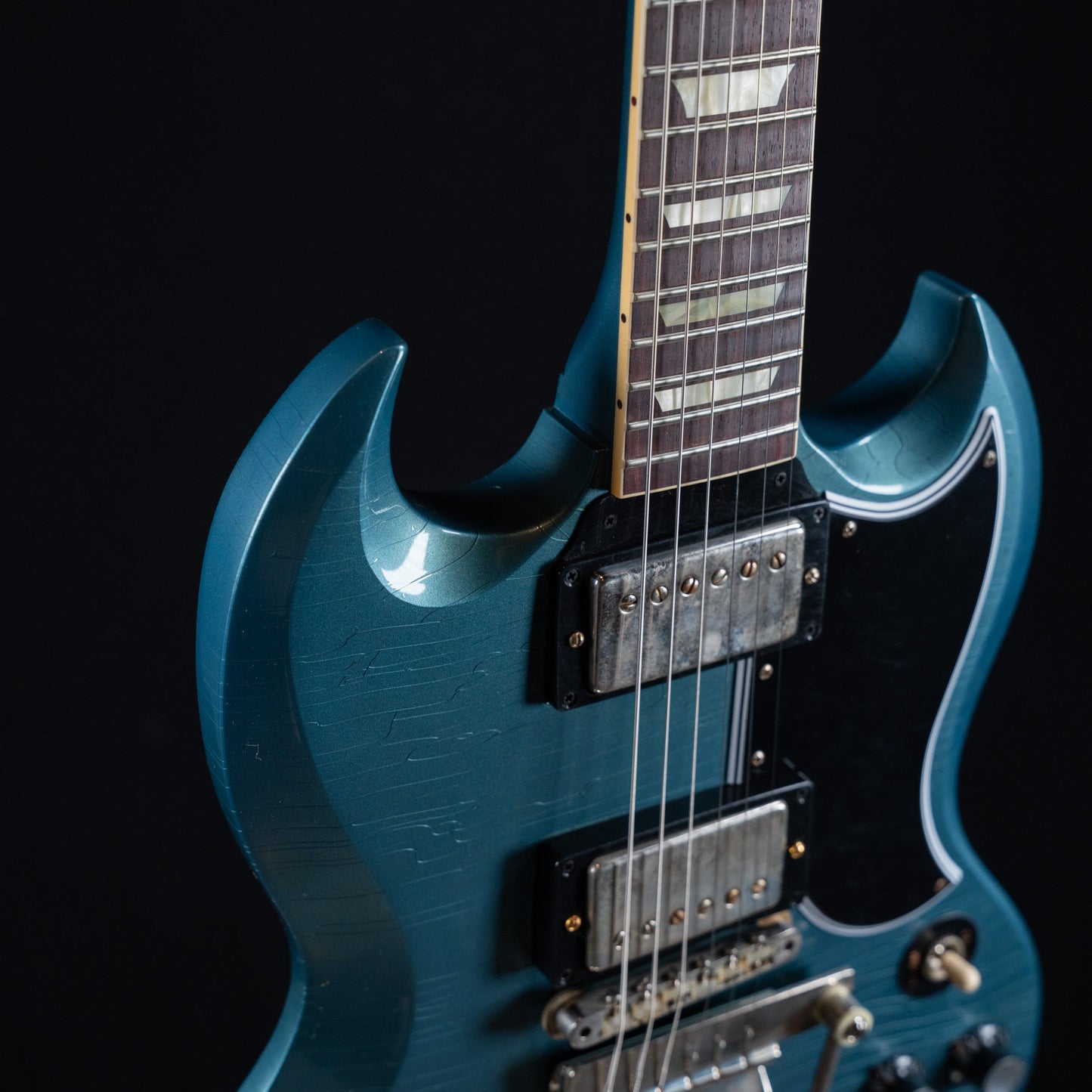 Gibson Murphy Lab 1964 SG Standard w/ Maestro Vibrola Ultra Light Aged - Pelham Blue