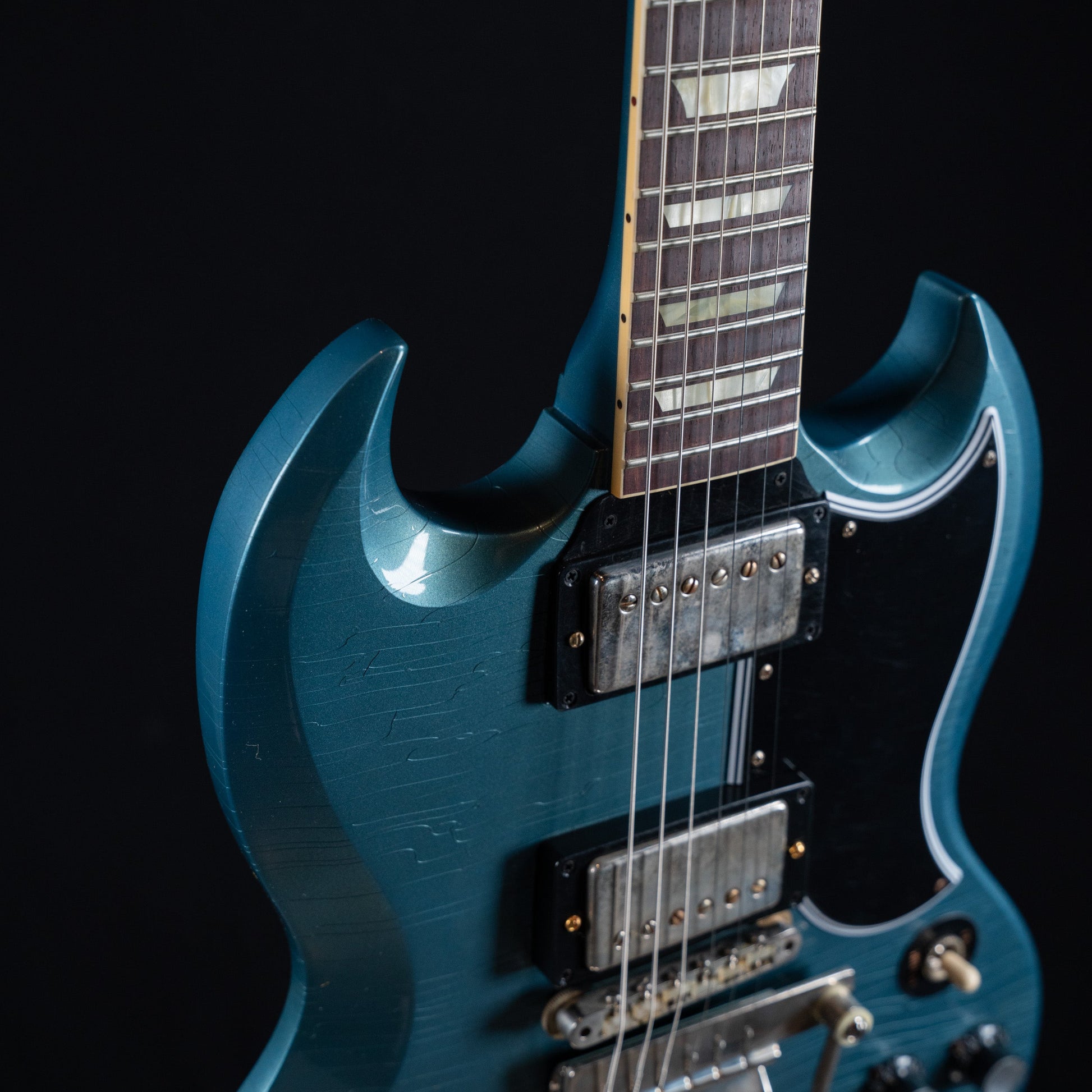 Gibson Murphy Lab 1964 SG Standard w/ Maestro Vibrola Ultra Light Aged - Pelham Blue