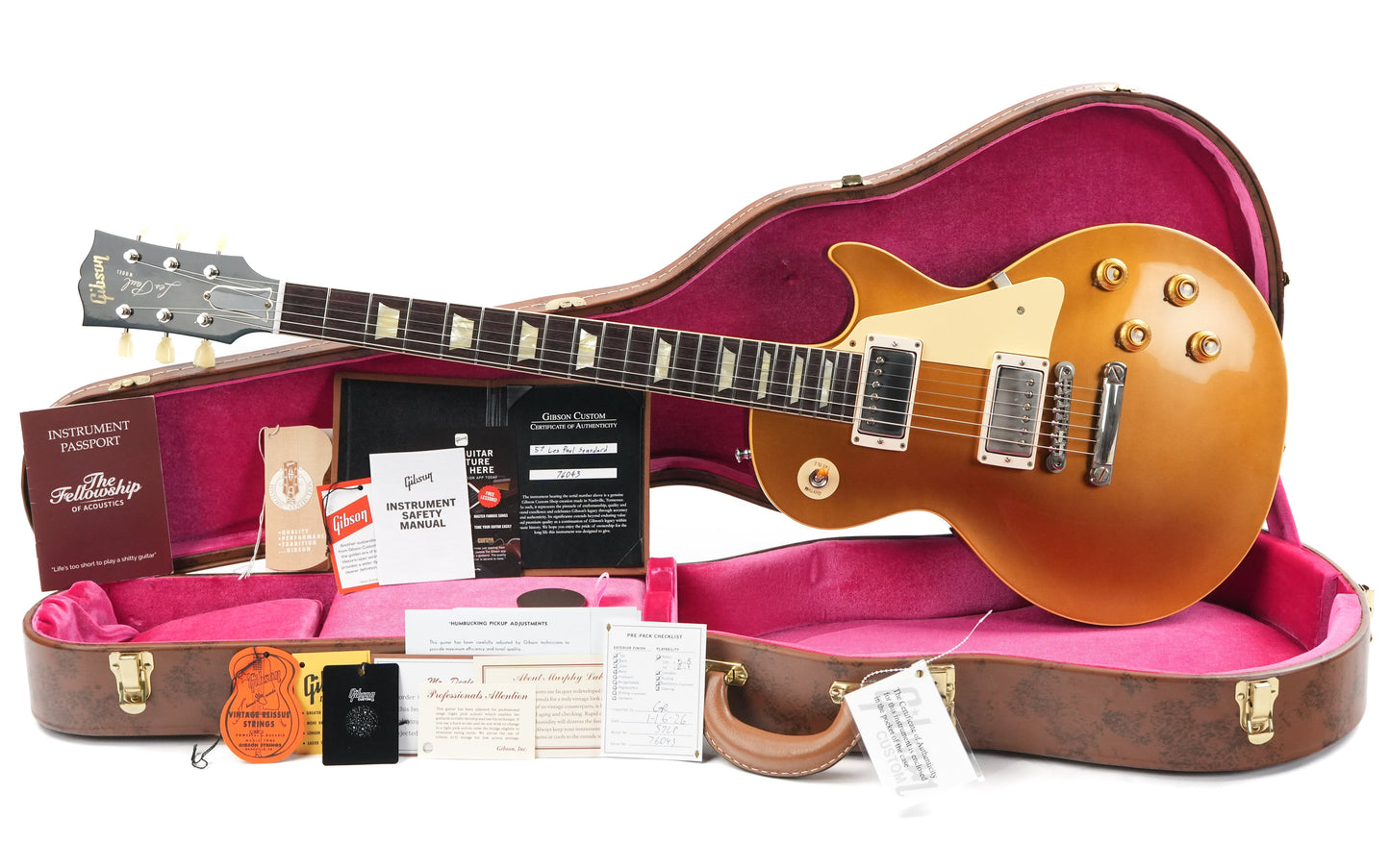 Gibson Custom 1957 Les Paul Goldtop Darkback Reissue VOS