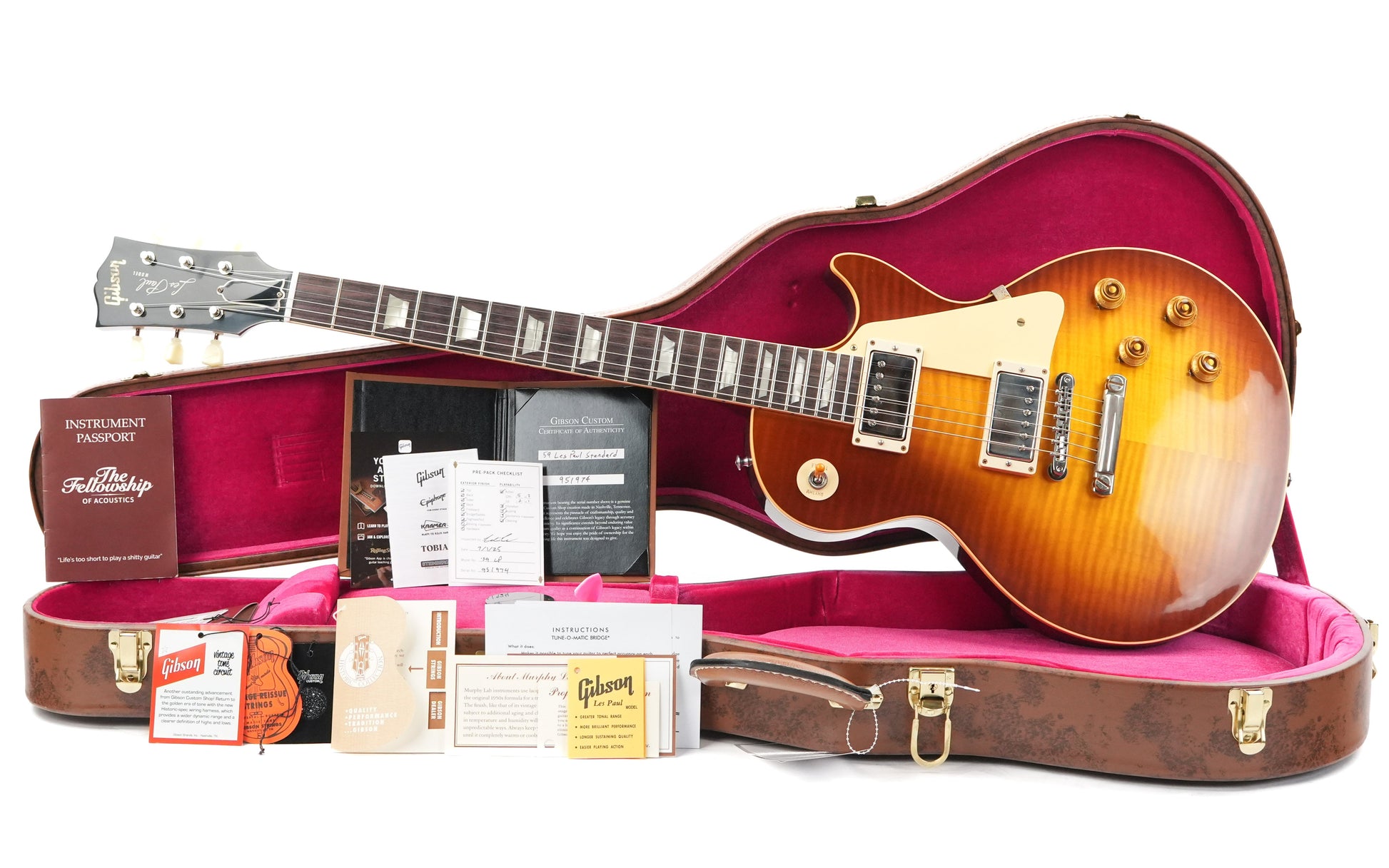 Gibson Custom 1959 Les Paul Standard Reissue Ice Tea Burst VOS