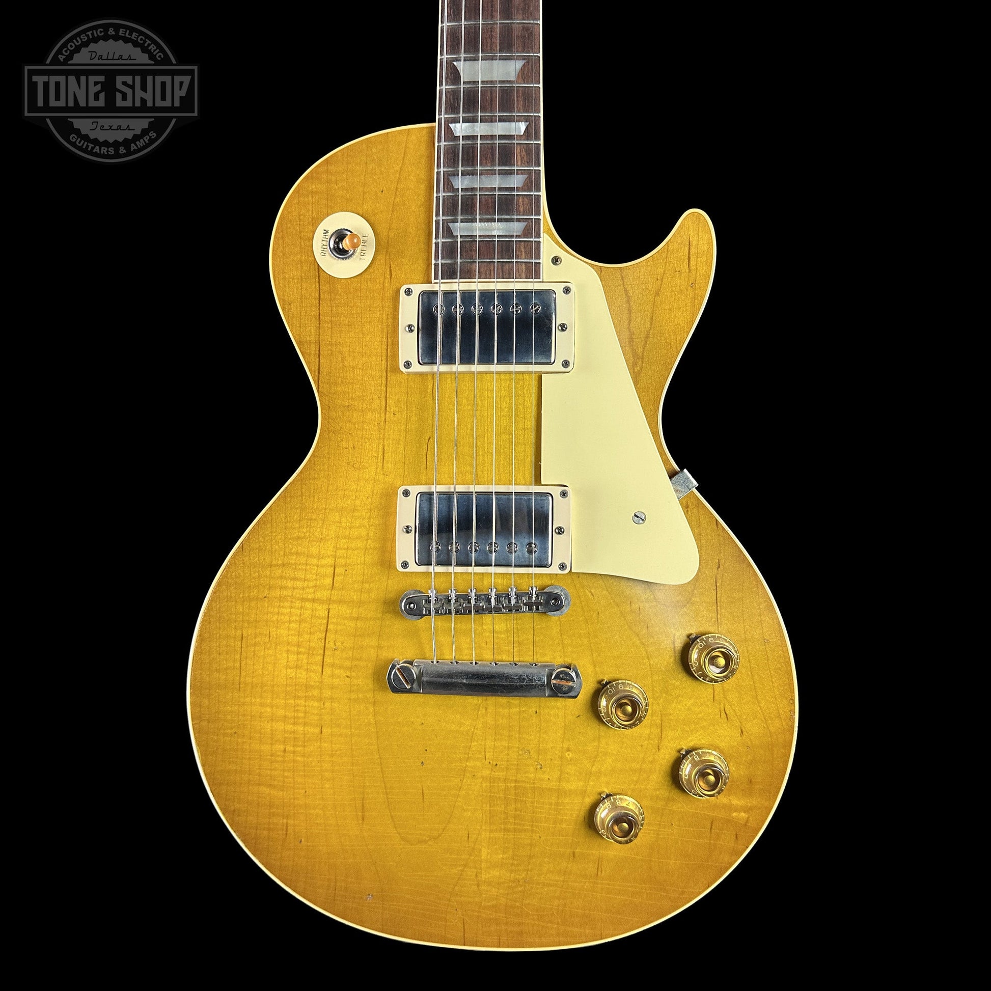 Gibson Custom Dealer Select 1958 Les Paul Chambered Lemon Burst Light Aged w/case 84617