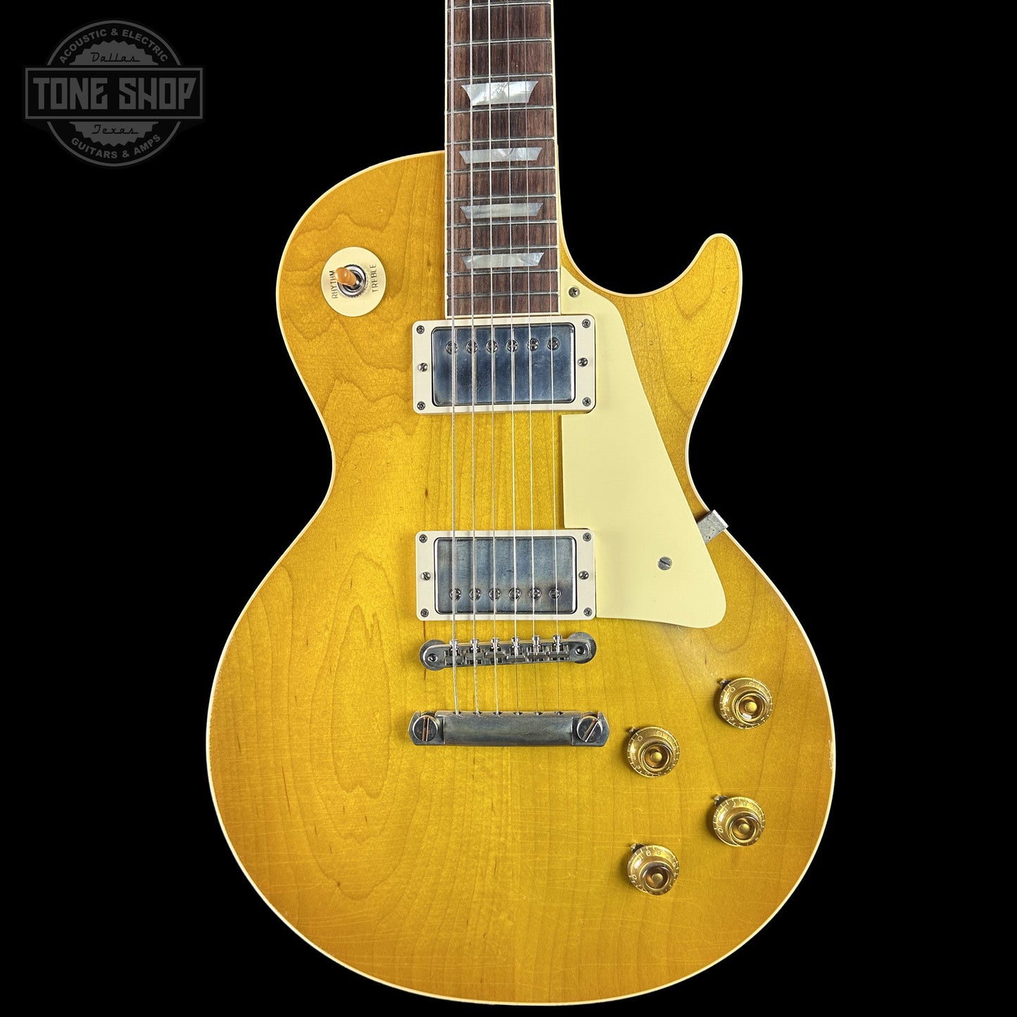 Gibson Custom Dealer Select 1958 Les Paul Chambered Lemon Burst Light Aged w/case 84634