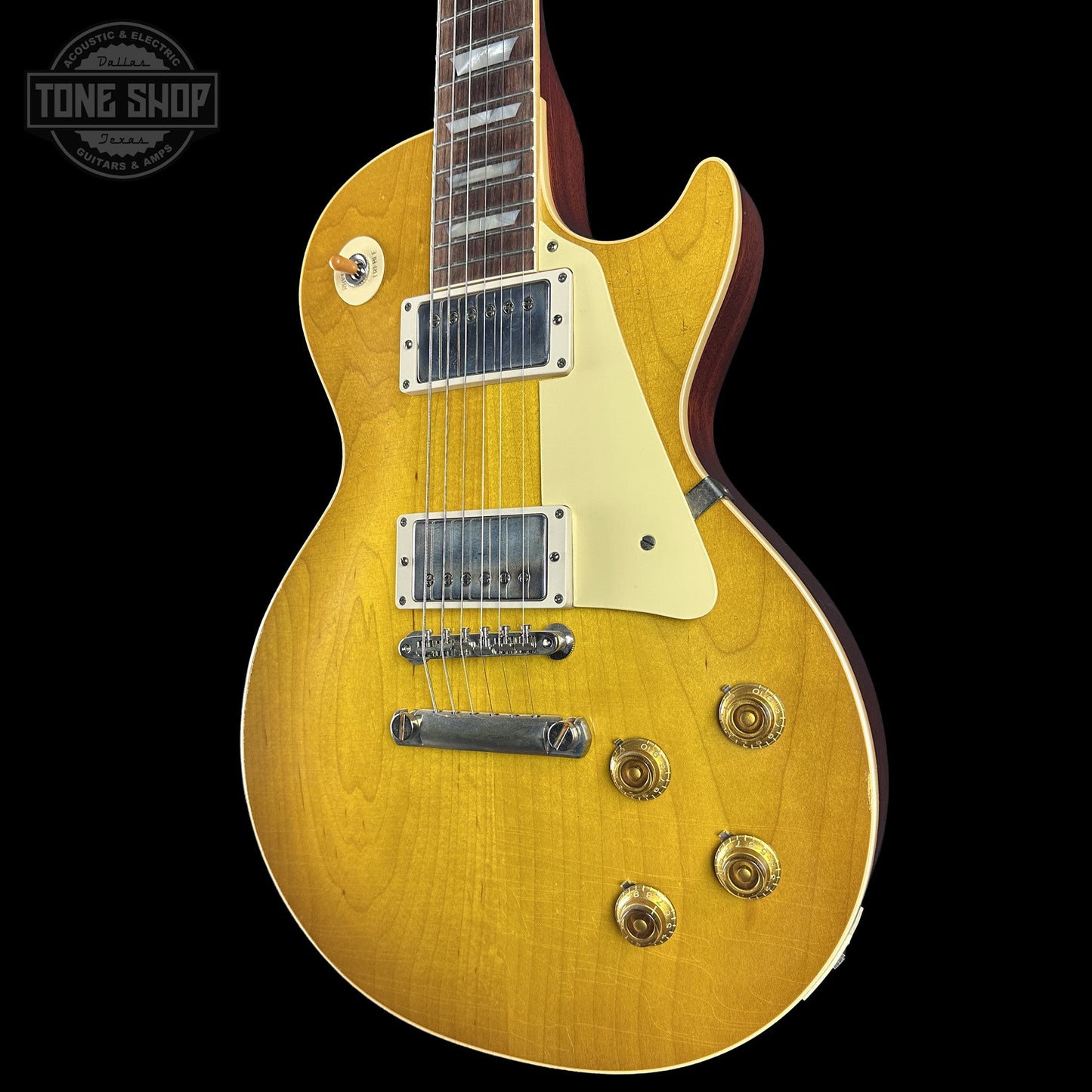 Gibson Custom Dealer Select 1958 Les Paul Chambered Lemon Burst Light Aged w/case 84634