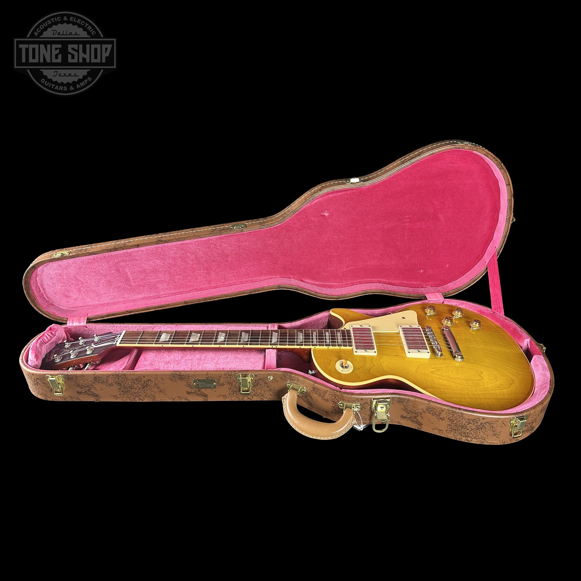 Gibson Custom Dealer Select 1958 Les Paul Chambered Lemon Burst Light Aged w/case 84634