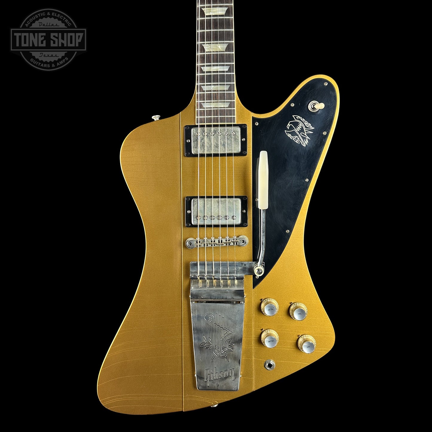 Gibson Custom Dealer Select 1963 Firebird V Double Gold Ultra Light Aged w/case 407683