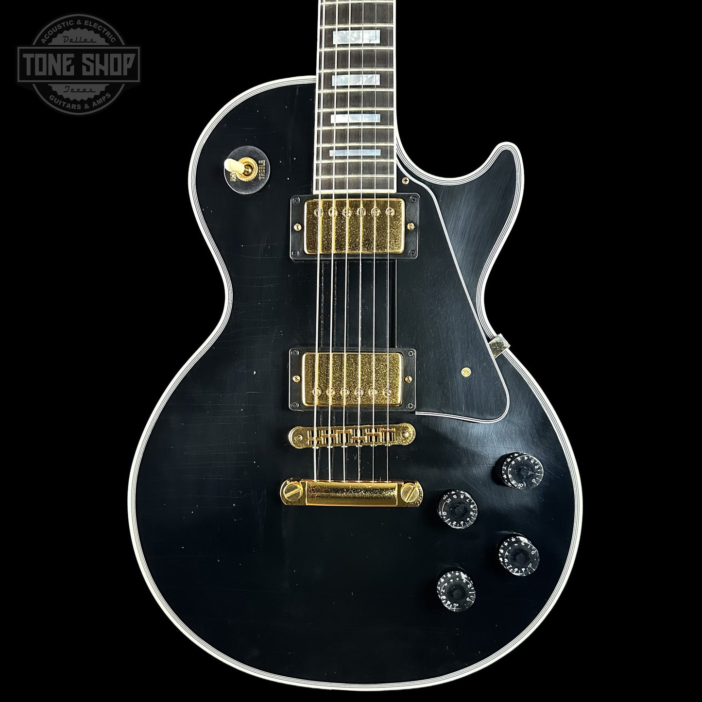 Gibson Custom Dealer Select Les Paul Custom Ebony Ultra Light Aged w/case CS502595
