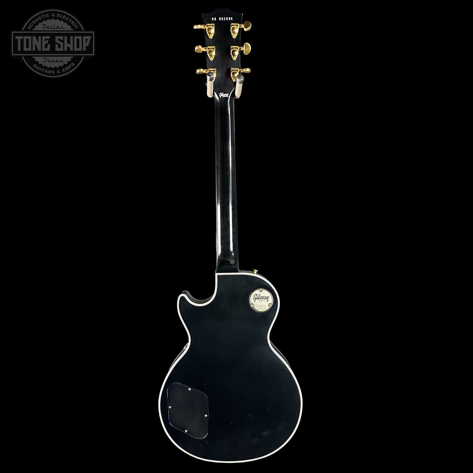 Gibson Custom Dealer Select Les Paul Custom Ebony Ultra Light Aged w/case CS502595