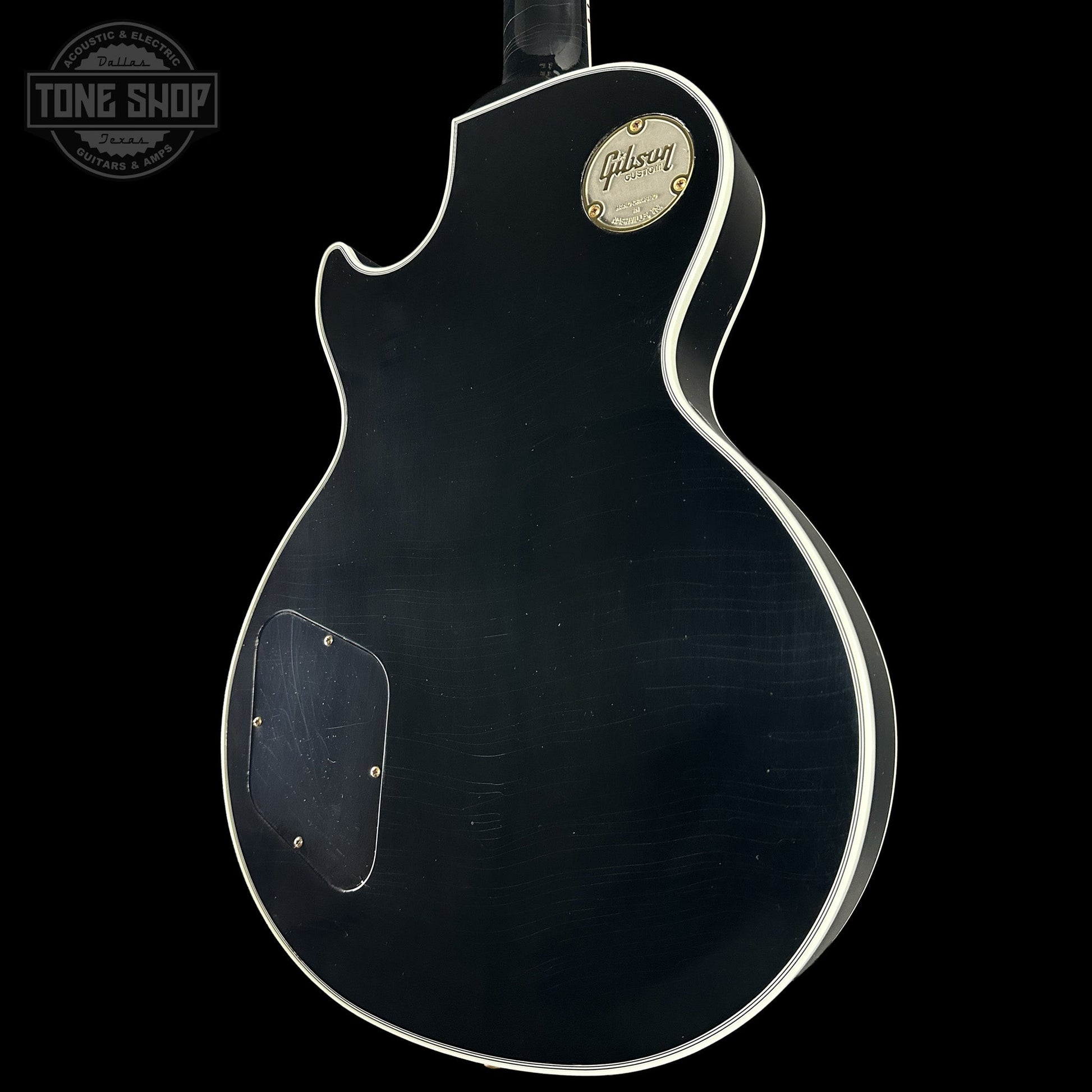 Gibson Custom Dealer Select Les Paul Custom Ebony Ultra Light Aged w/case CS502595