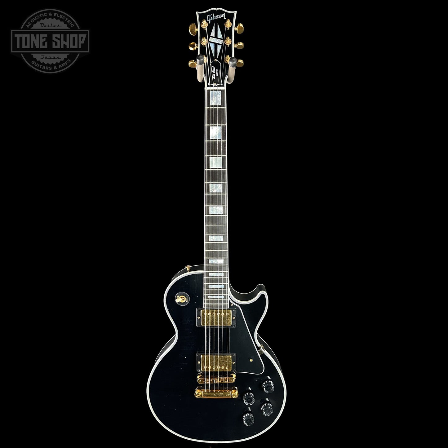 Gibson Custom Dealer Select Les Paul Custom Ebony Ultra Light Aged w/case CS502595
