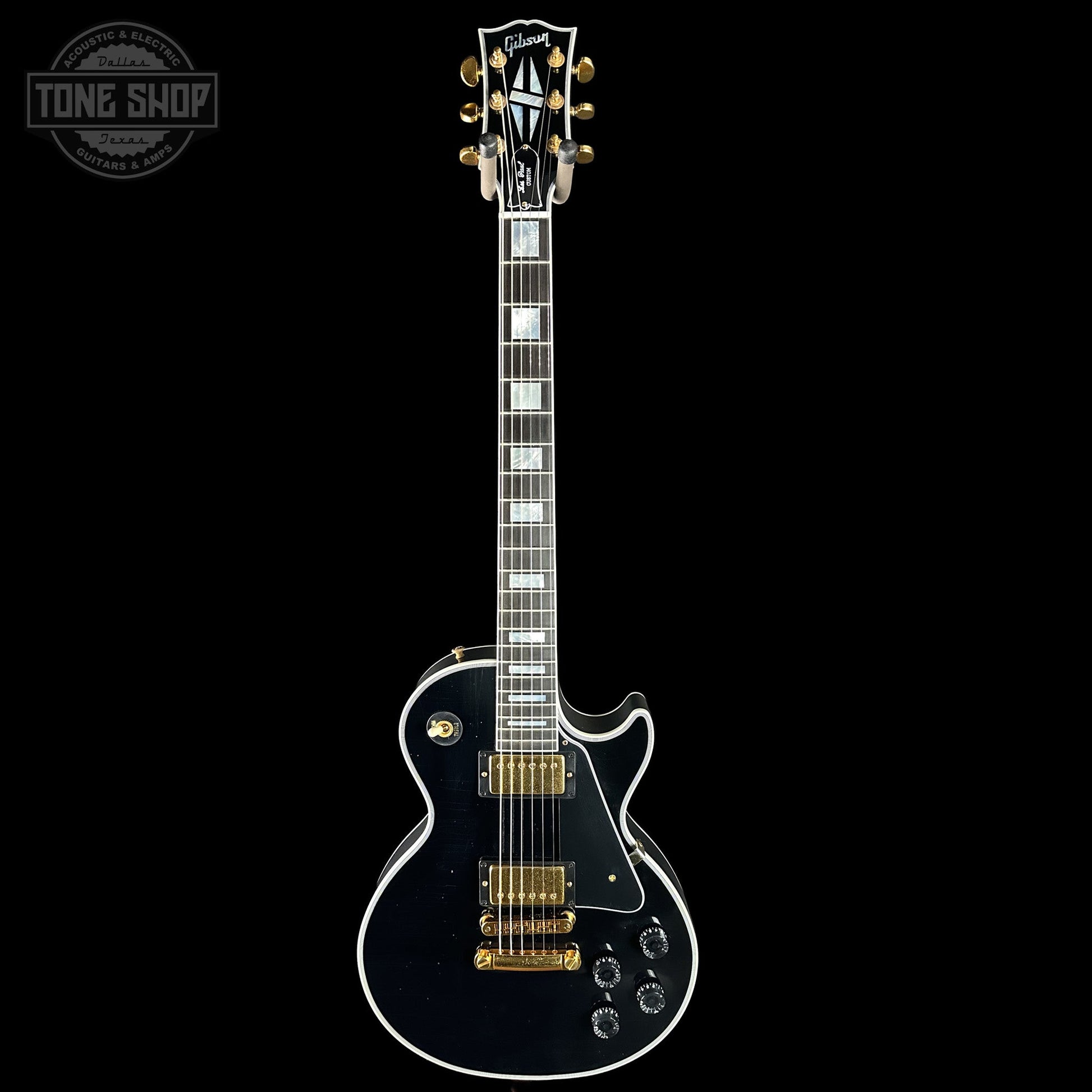 Gibson Custom Dealer Select Les Paul Custom Ebony Ultra Light Aged w/case CS502595
