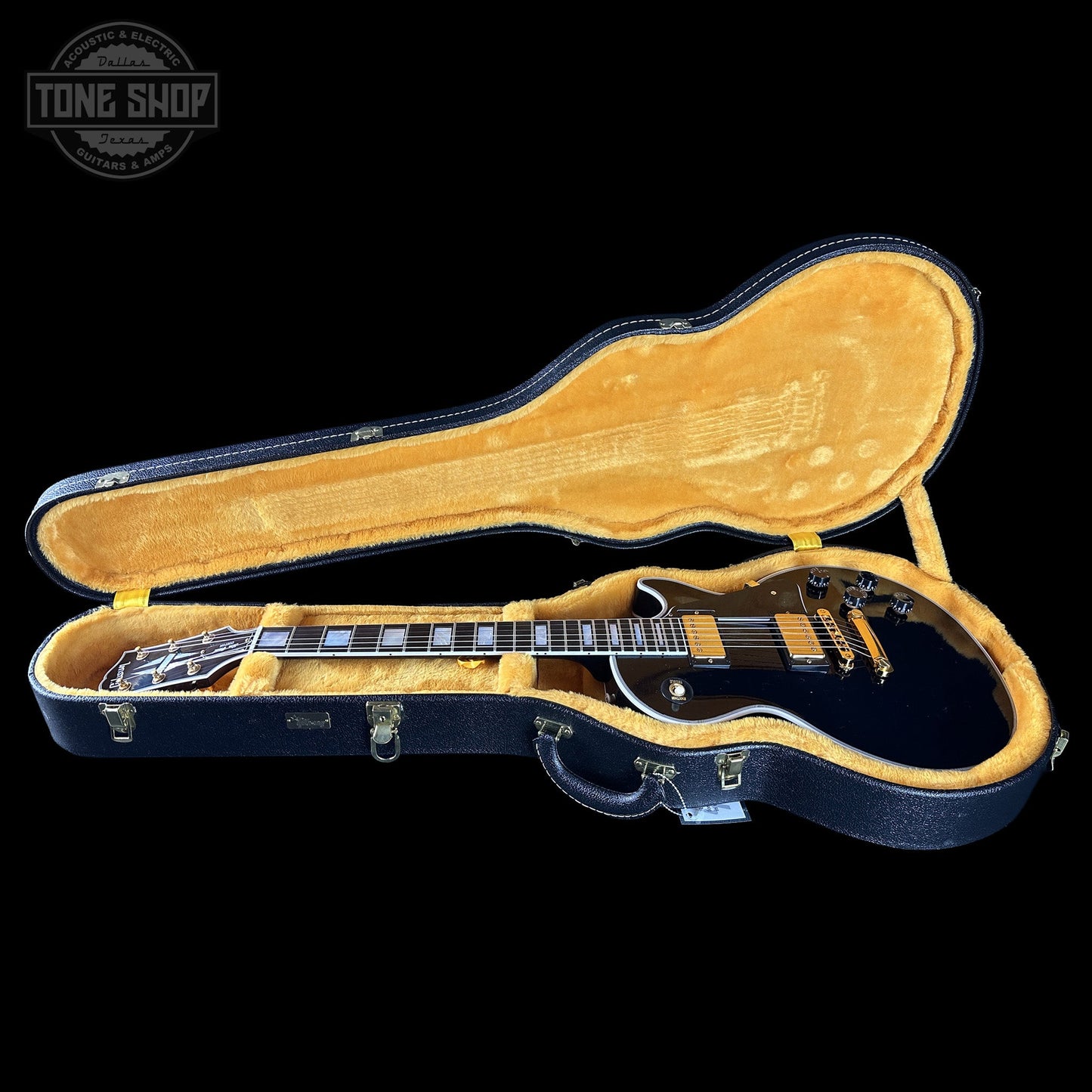Gibson Custom Dealer Select Les Paul Custom Ebony Ultra Light Aged w/case CS502595