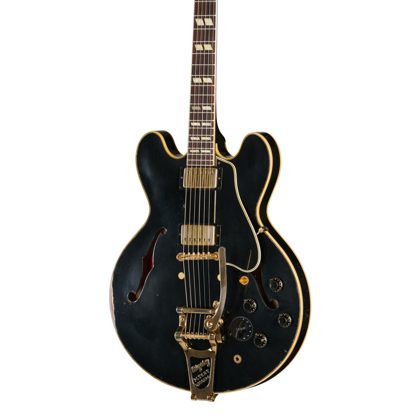 Gibson Custom Limited 59 ES 345 Varitone Bigsby Ebony Heavy Aged w/case