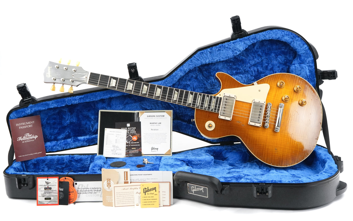 Gibson Custom Shop 1959 Les Paul Standard Murphy Lab Green Lemon Fade Heavy Aged 2024