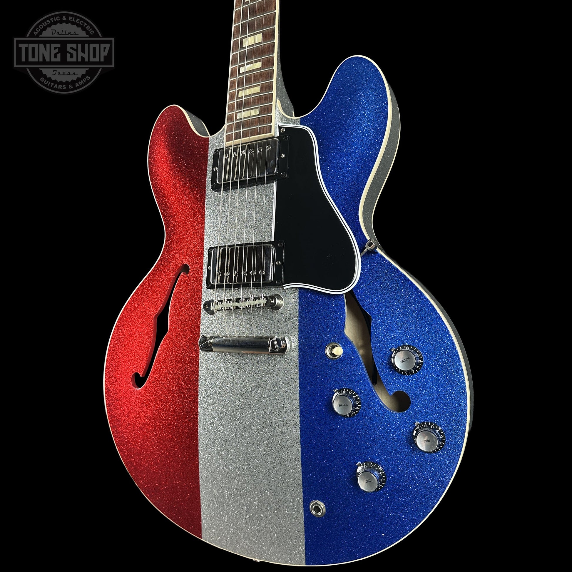 Gibson Custom Shop Dealer Select 1964 ES-335 Patriot Sparkle w/case 140413