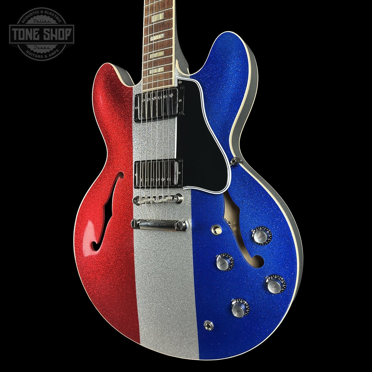 Gibson Custom Shop Dealer Select 1964 ES-335 Patriot Sparkle w/case 140420