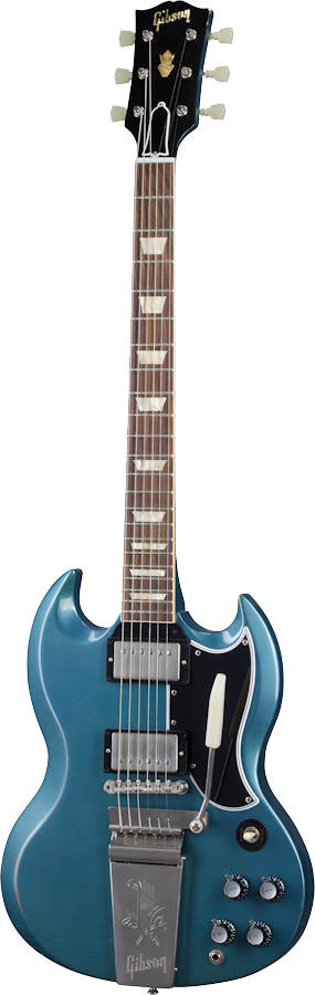Gibson Custom Shop Murphy Lab 1964 SG Standard Reissue Pelham Blue w/ Maestro Light Aged w/case