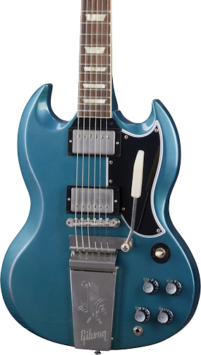 Gibson Custom Shop Murphy Lab 1964 SG Standard Reissue Pelham Blue w/ Maestro Light Aged w/case