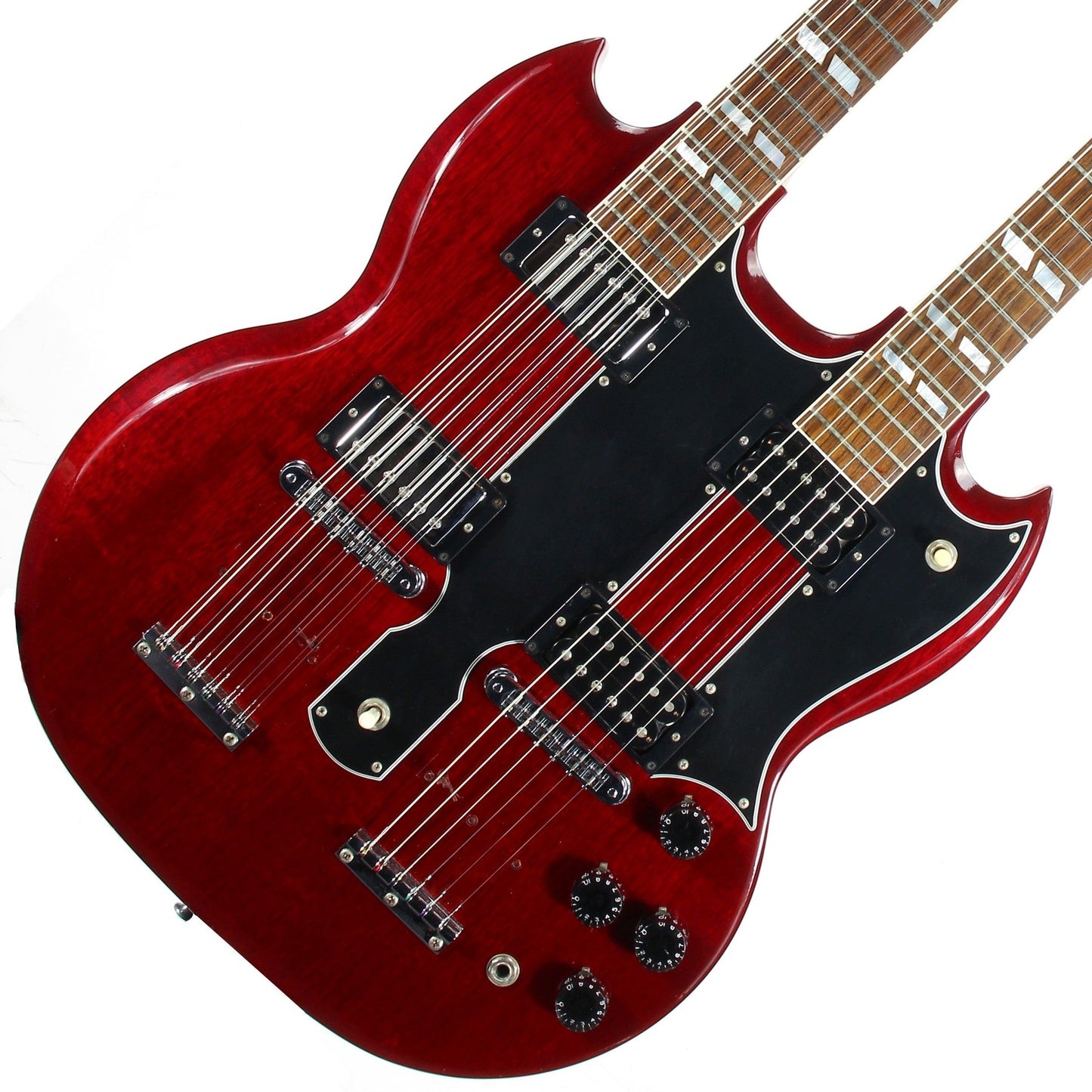 1996 Gibson EDS-1275 Double Neck SG 6/12 - JIMMY PAGE MODS! 1971 Cherry Doubleneck