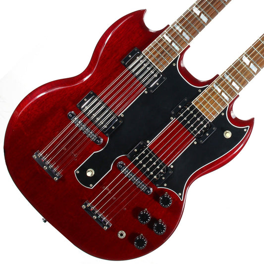1996 Gibson EDS-1275 Double Neck SG 6/12 - JIMMY PAGE MODS! 1971 Cherry Doubleneck