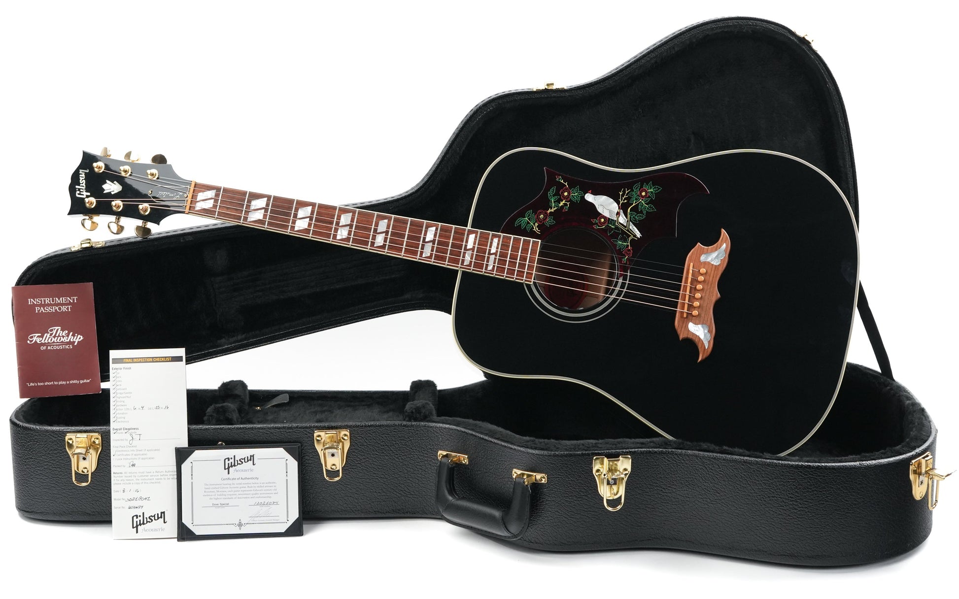 Gibson Dove Special Ebony 1 of 50 2016