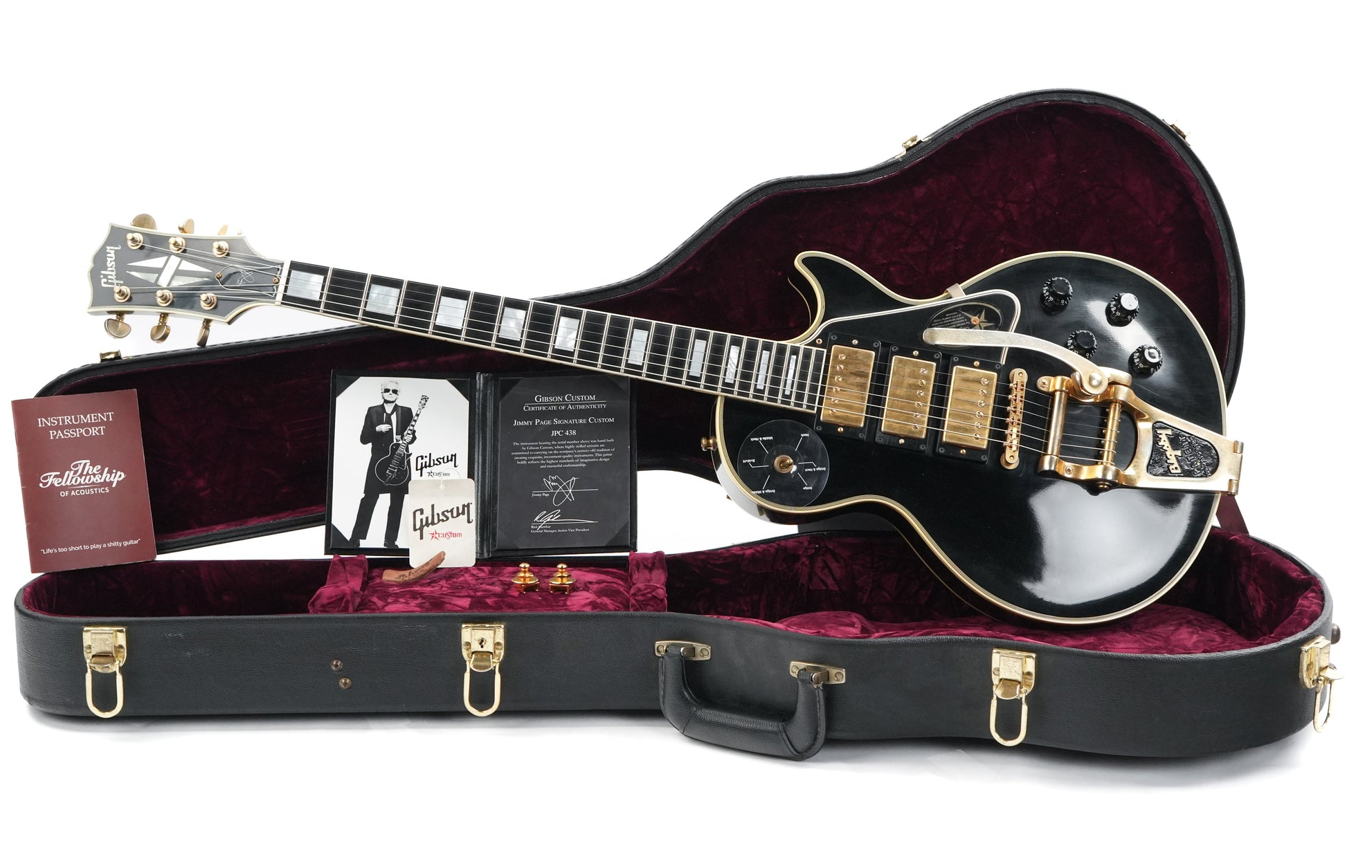 Gibson Jimmy Page Signature Custom Les Paul Ebony VOS 2008